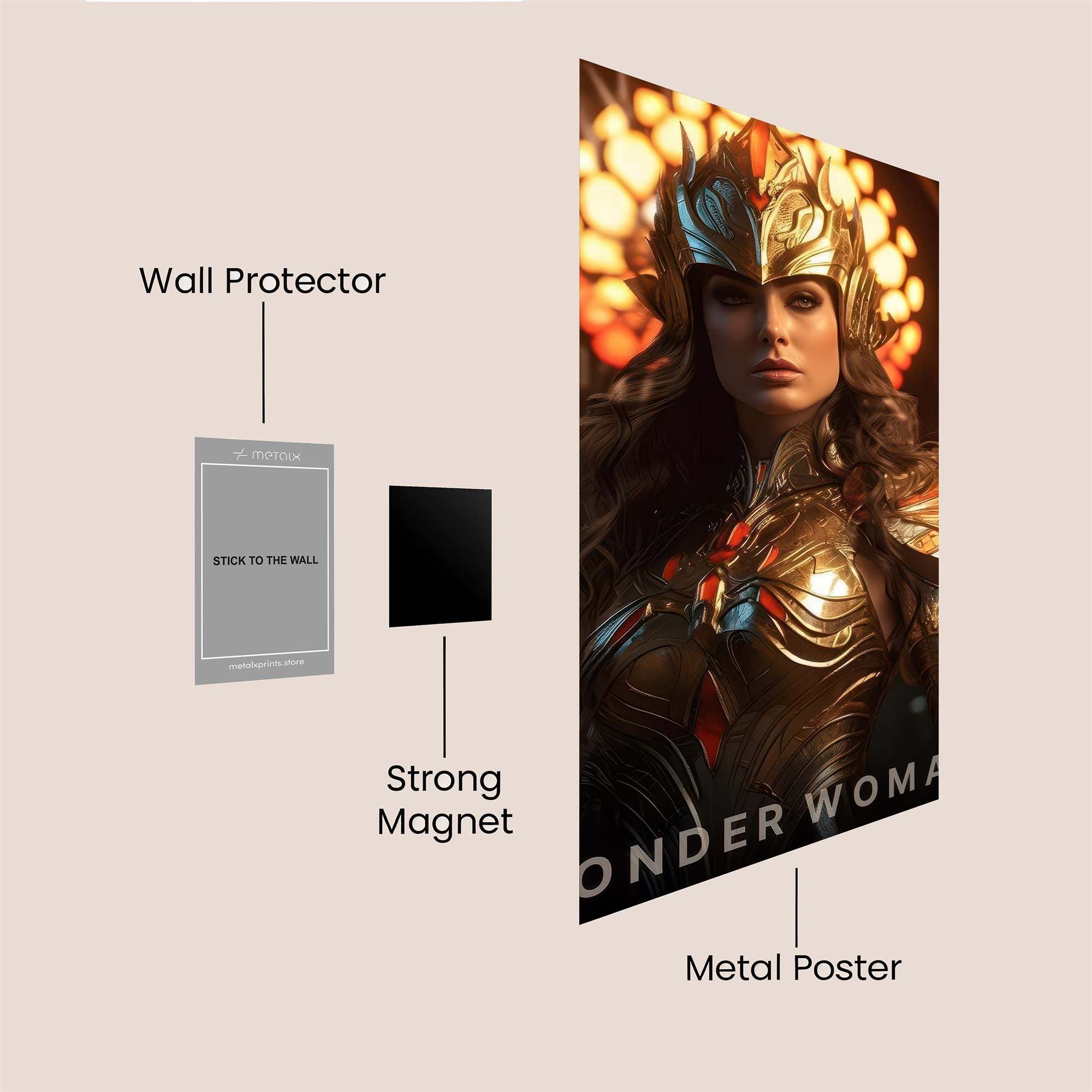 Azure Enigma Safe Wall Magnetic / M