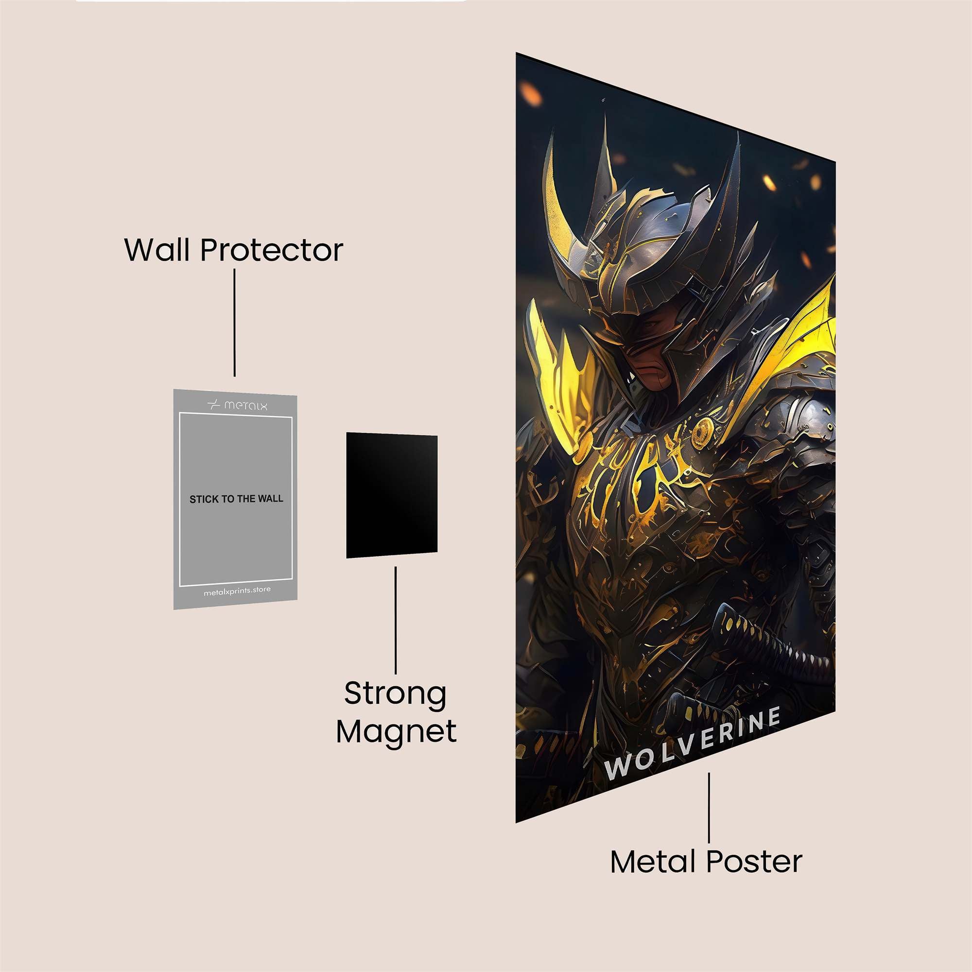 Phoenix Ascendant Safe Wall Magnetic / M