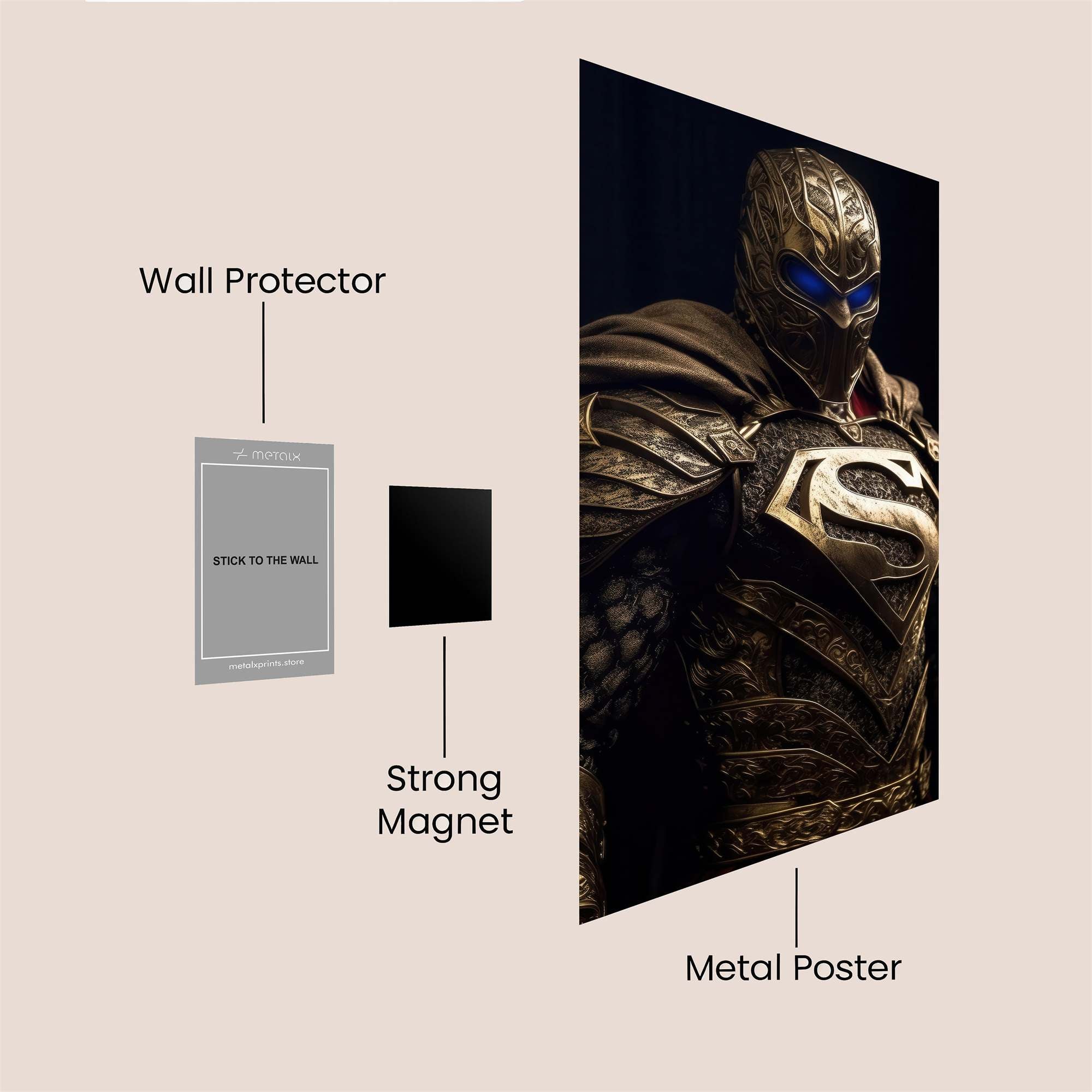 Knightly Valor Safe Wall Magnetic / M