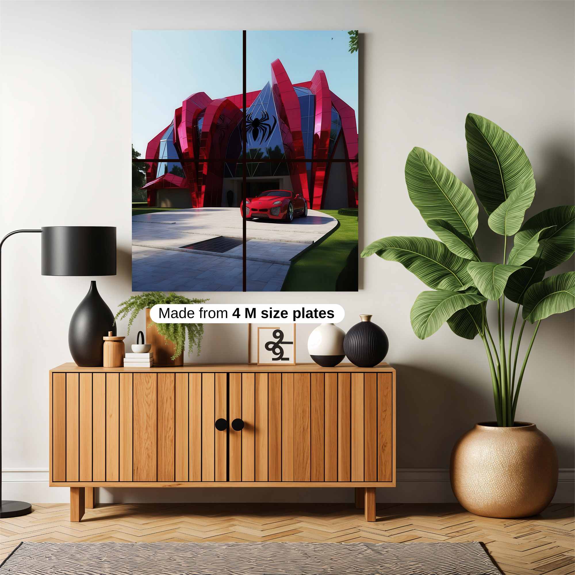 Spider Mansion Safe Wall Magnetic / M