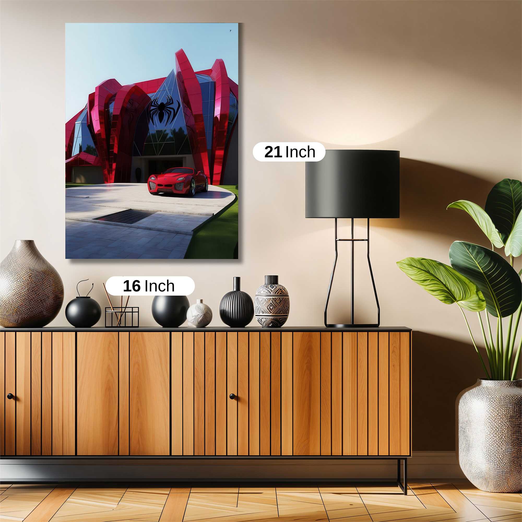 Spider Mansion Safe Wall Magnetic / M