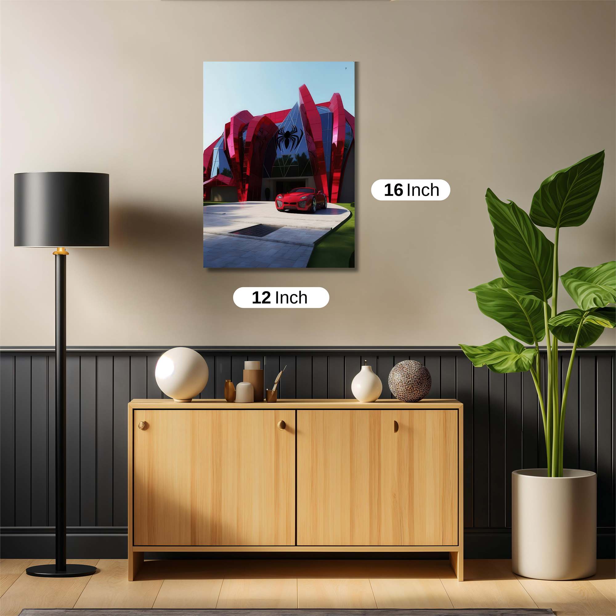 Spider Mansion Safe Wall Magnetic / M