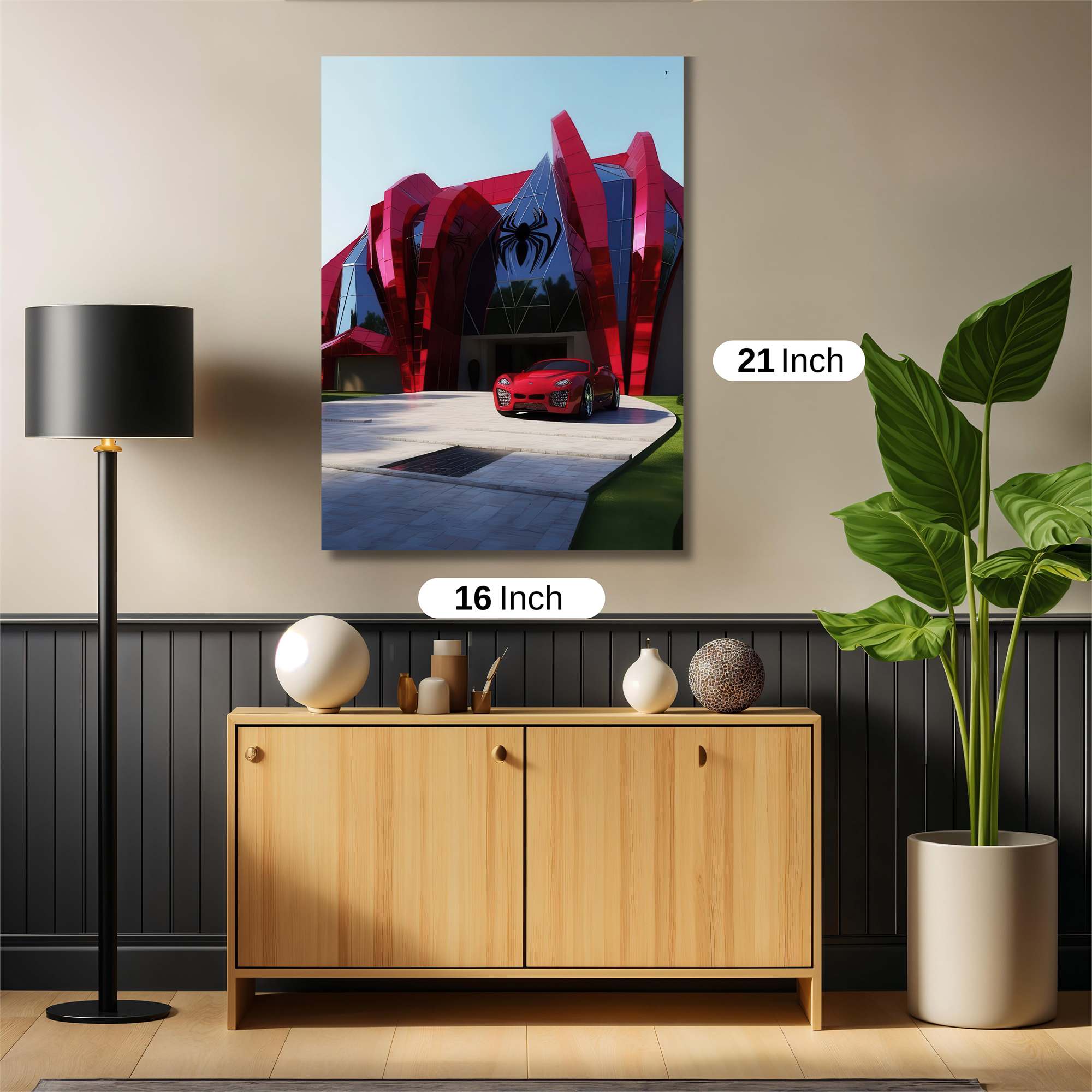 Spider Mansion Safe Wall Magnetic / M