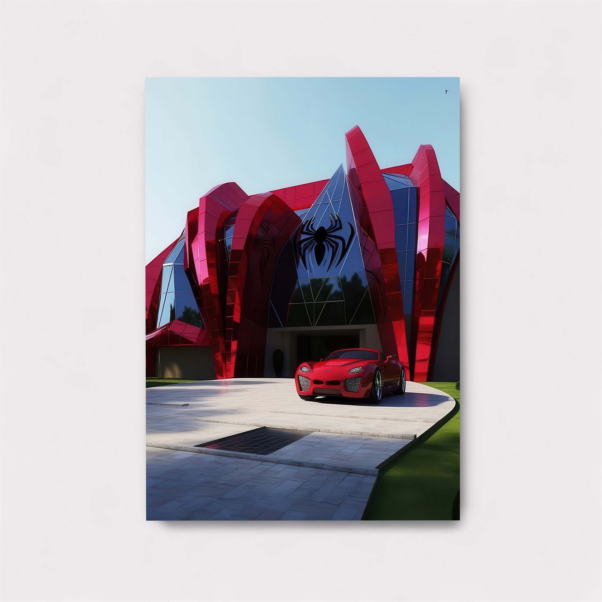 Spider Mansion Safe Wall Magnetic / M