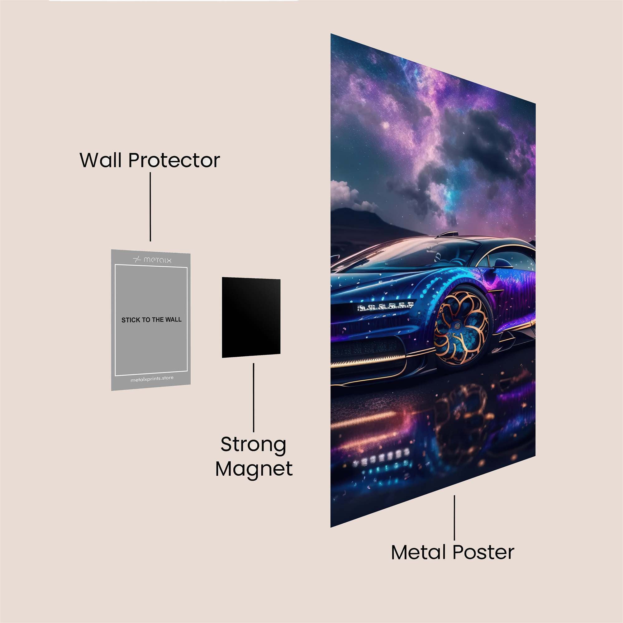 Bugatti Cosmic Safe Wall Magnetic / M