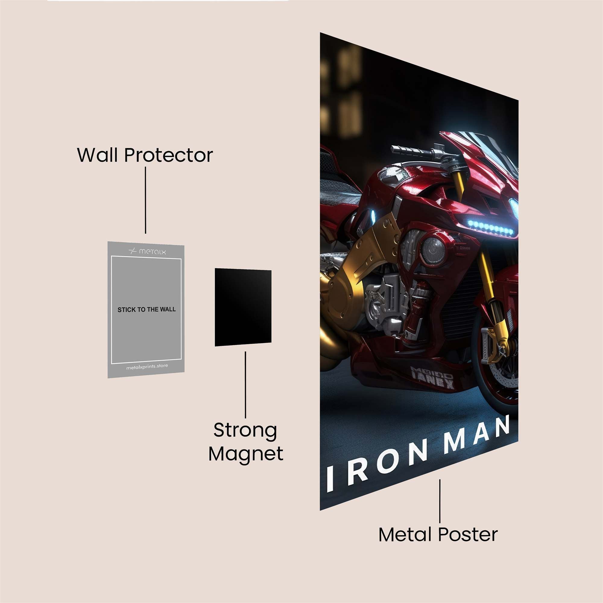 Batman Cosmic Safe Wall Magnetic / M