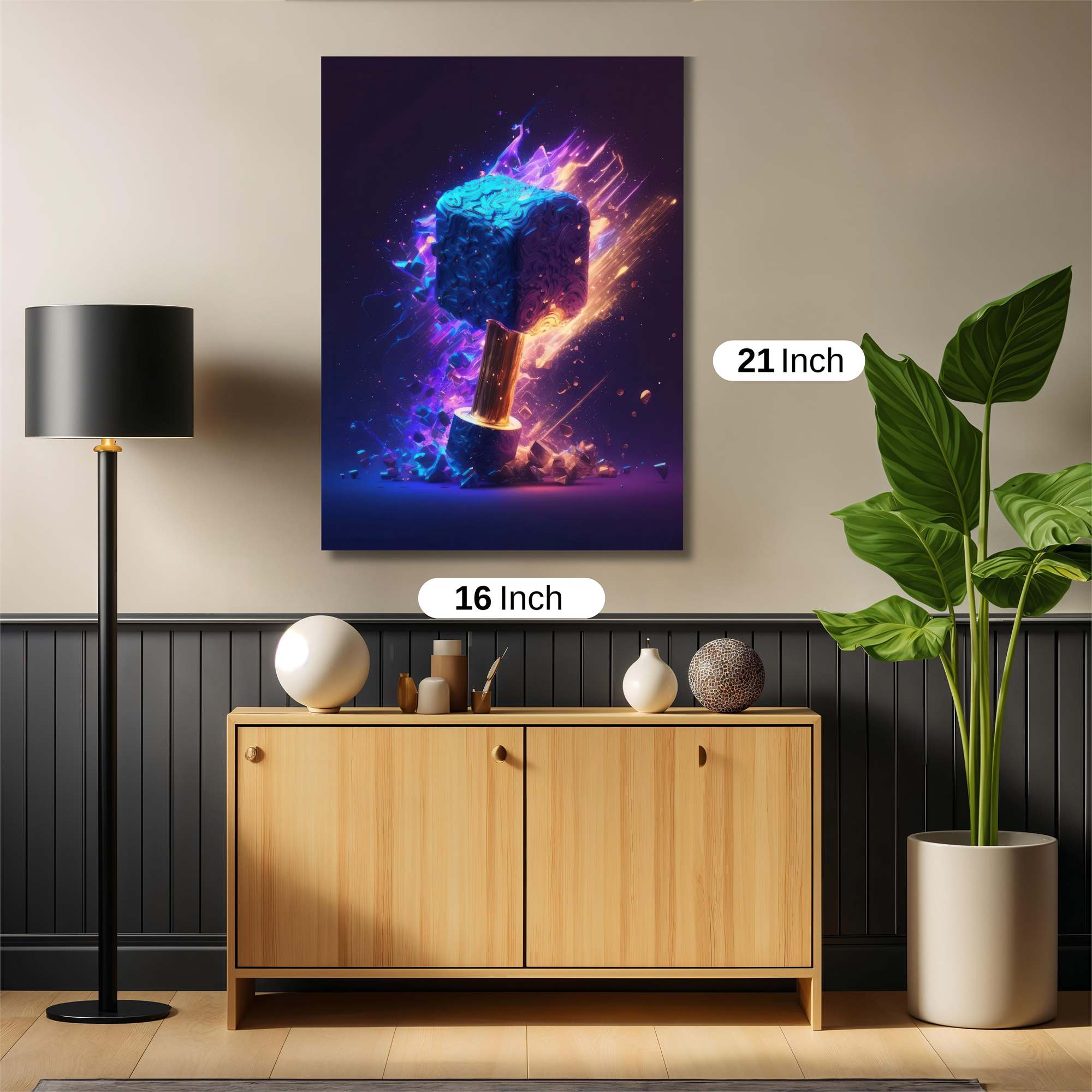 Cube Blaze Safe Wall Magnetic / M