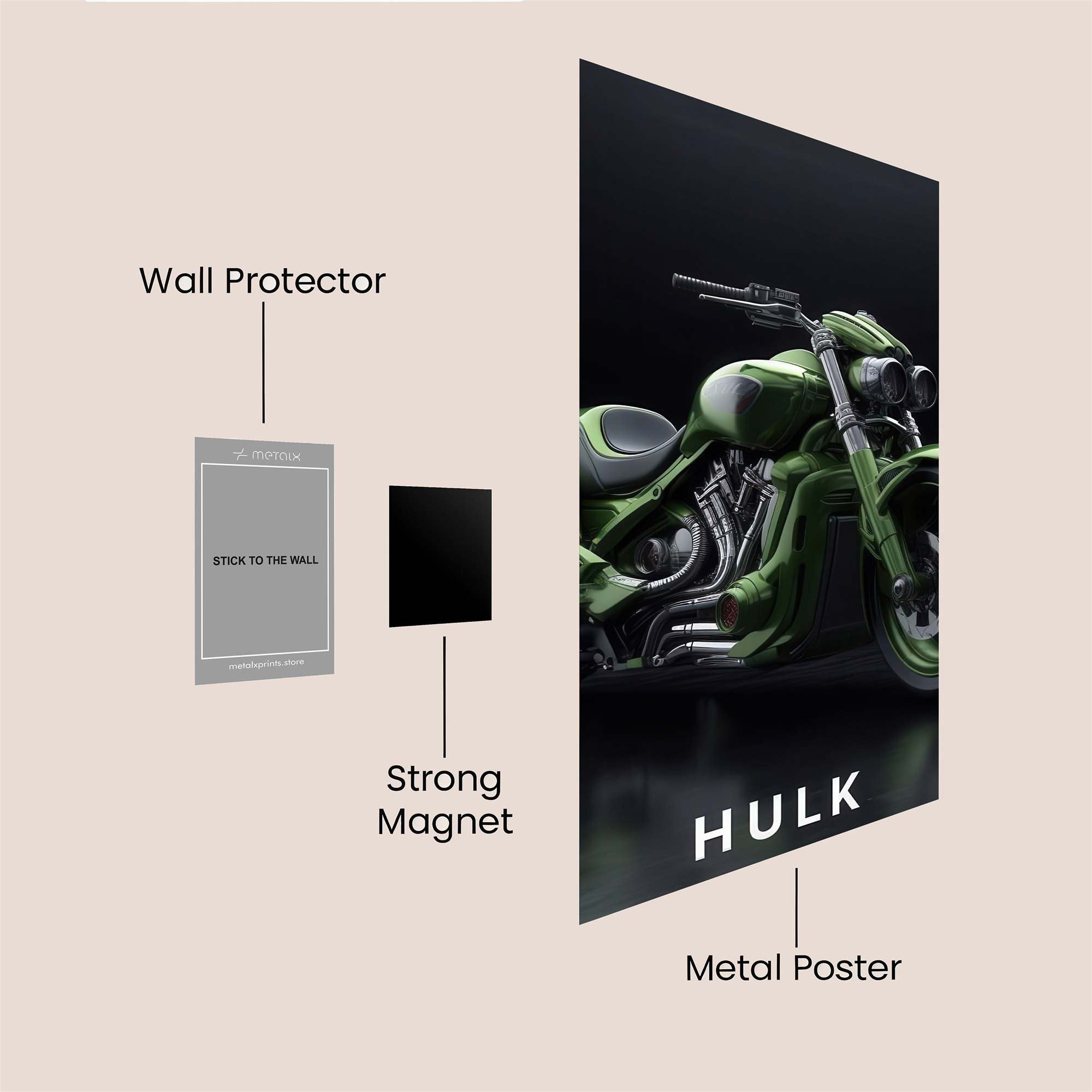 Firestorm Warrior Safe Wall Magnetic / M