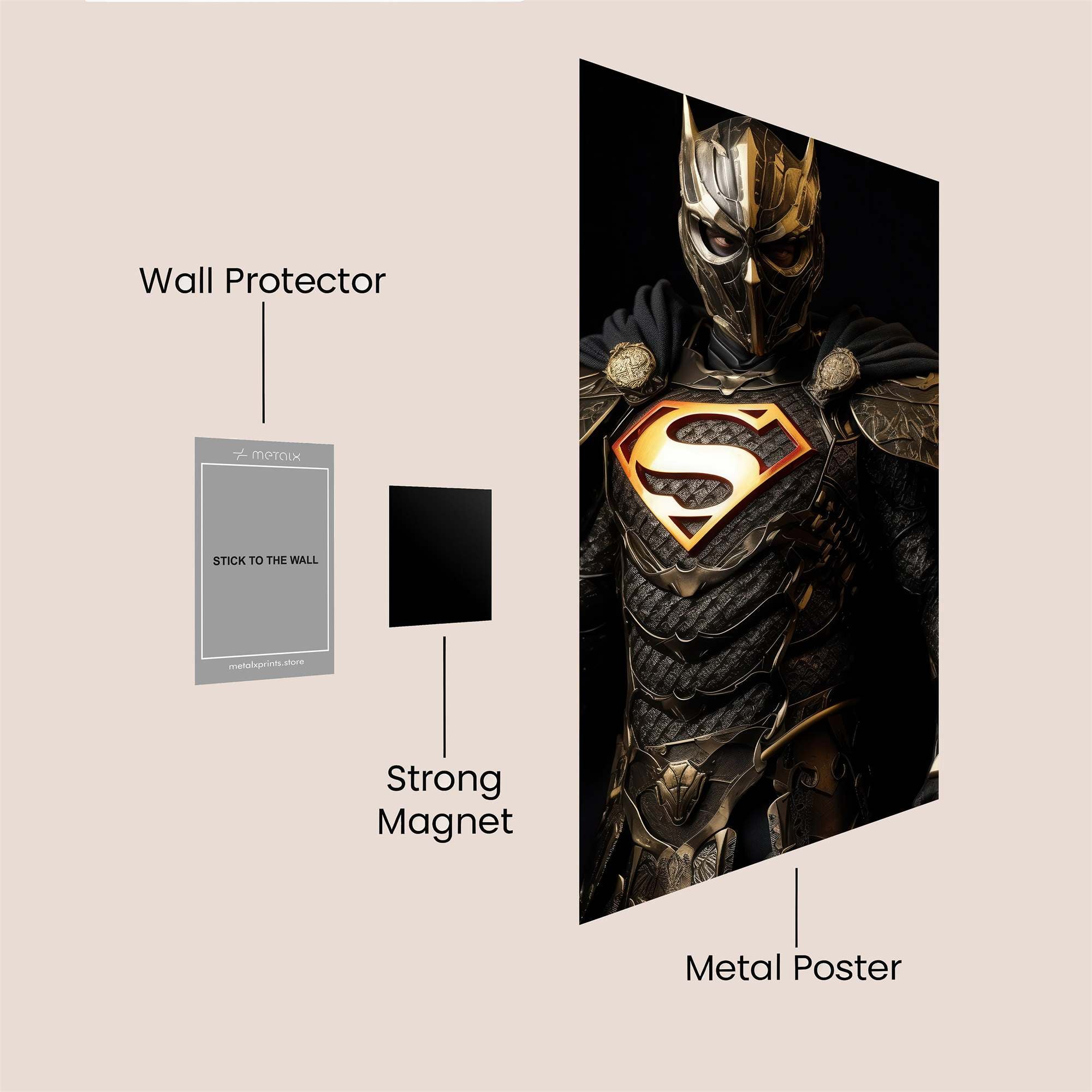 Superman Sinister Safe Wall Magnetic / M