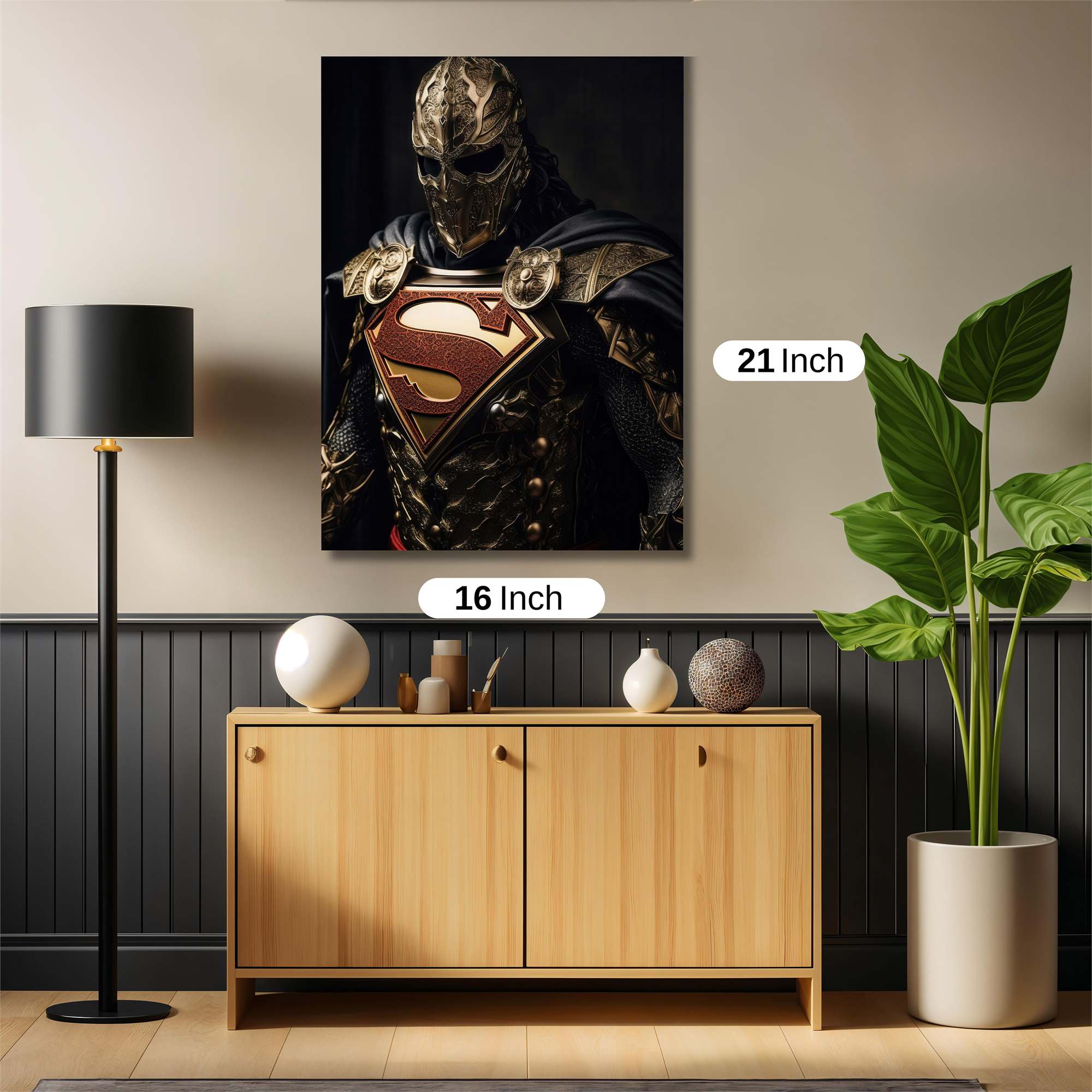 Superman Sinister Safe Wall Magnetic / M