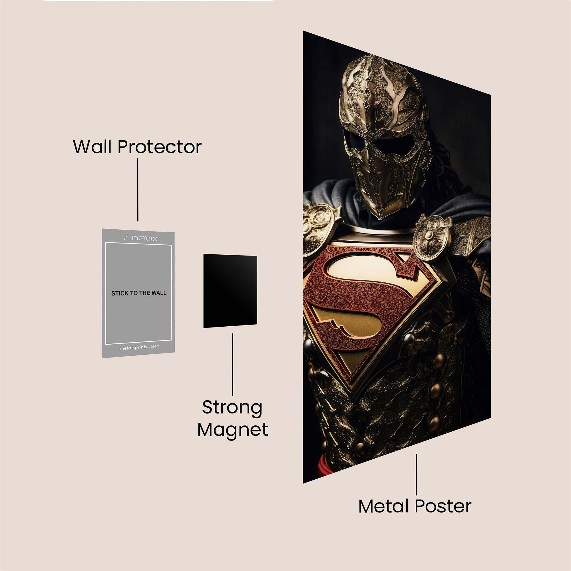 Superman Sinister Safe Wall Magnetic / M