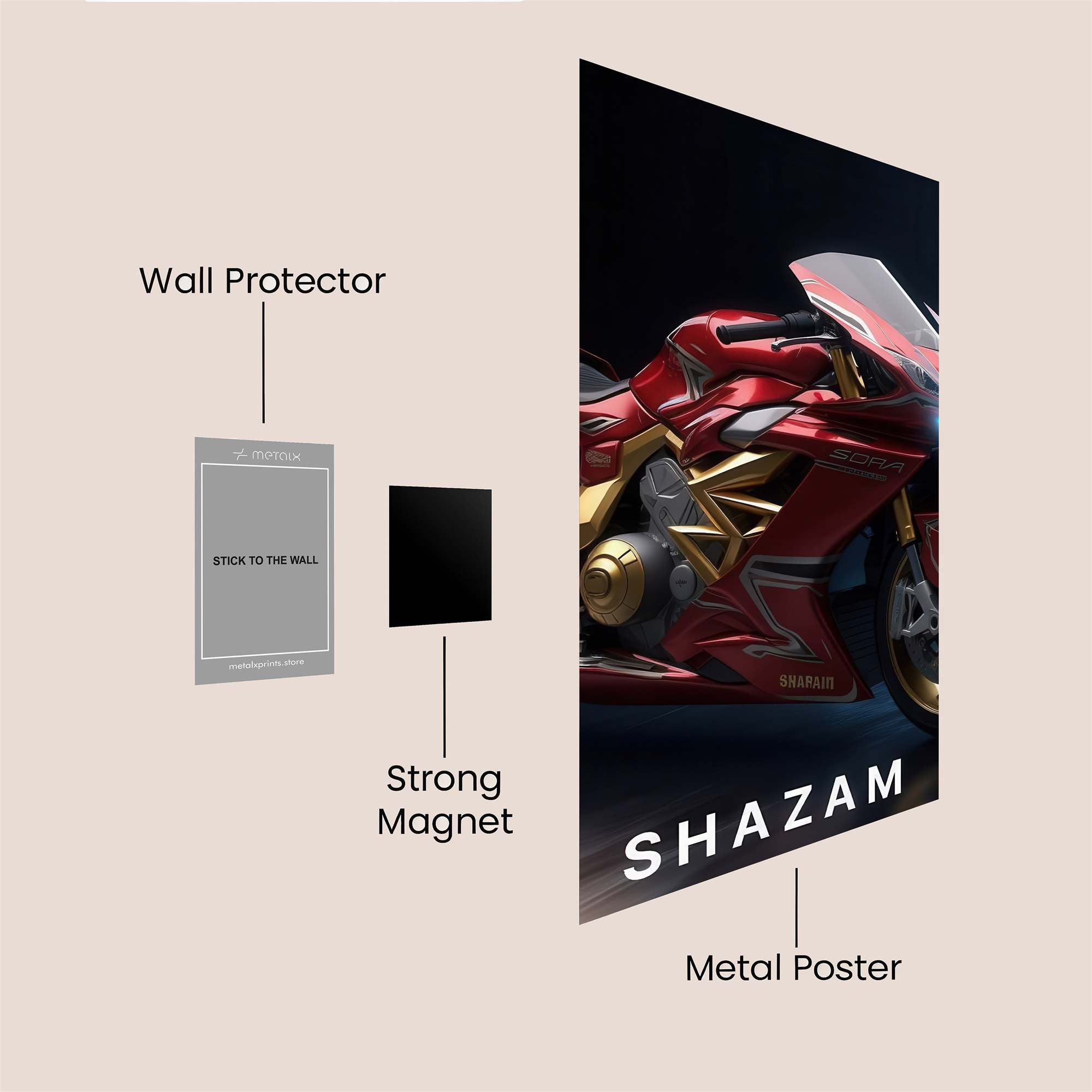 Cosmic Majesty Safe Wall Magnetic / M