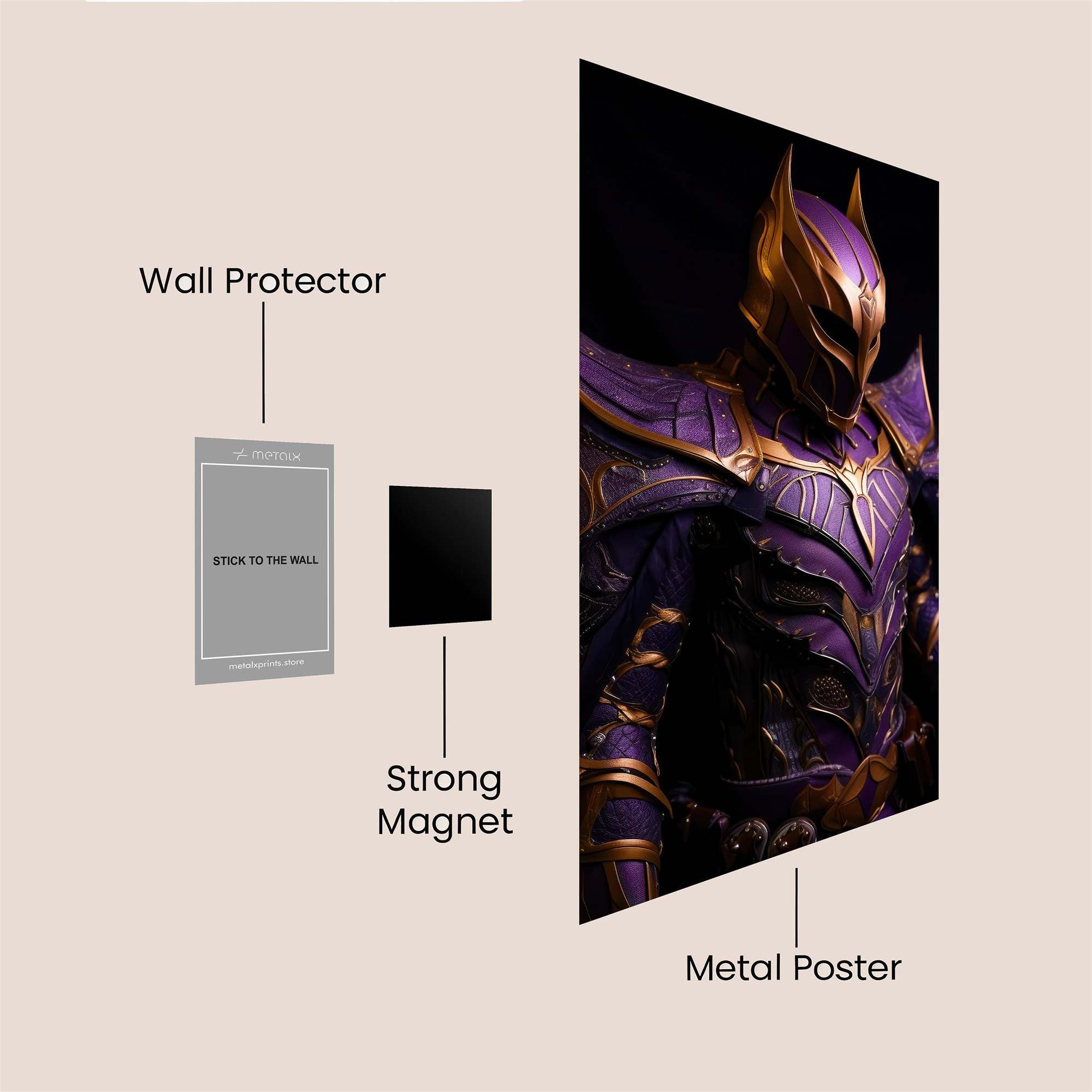 Knight Regal Safe Wall Magnetic / M