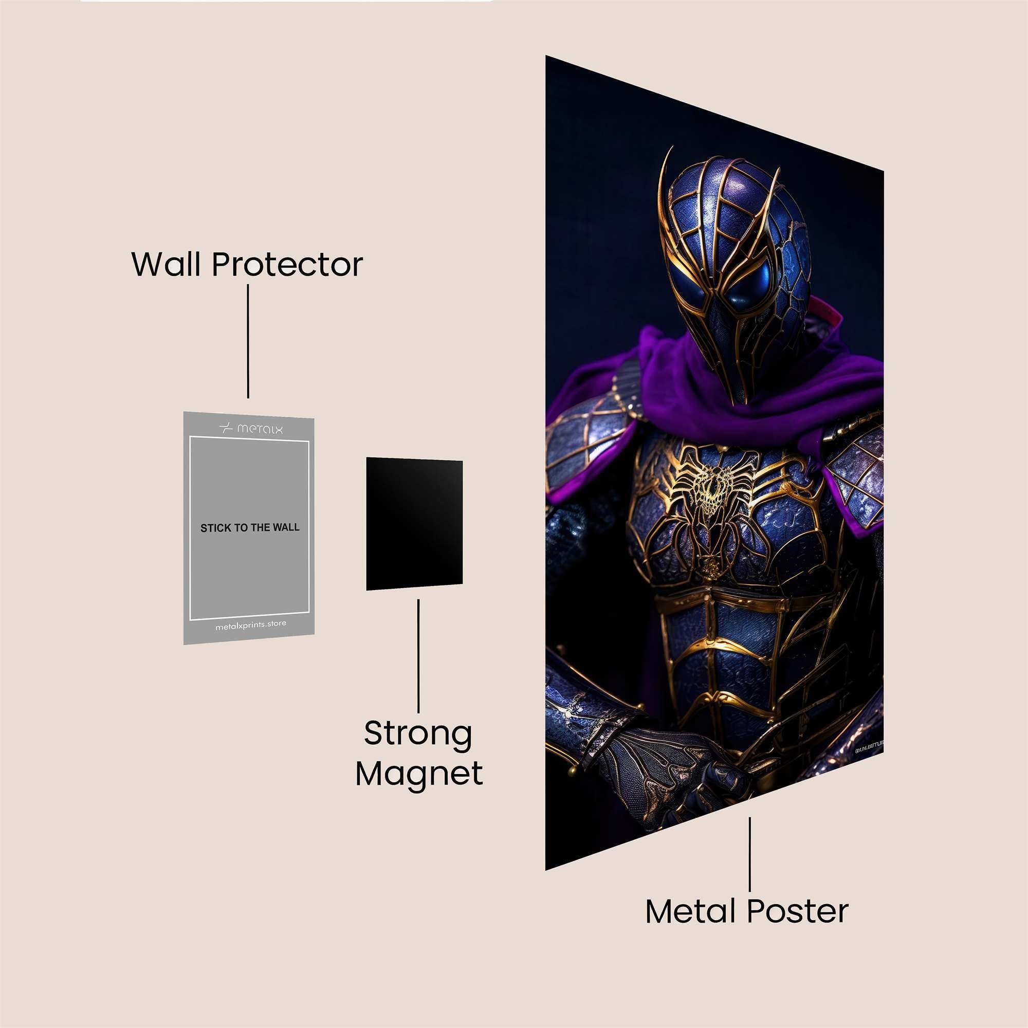Spider Regal Safe Wall Magnetic / M
