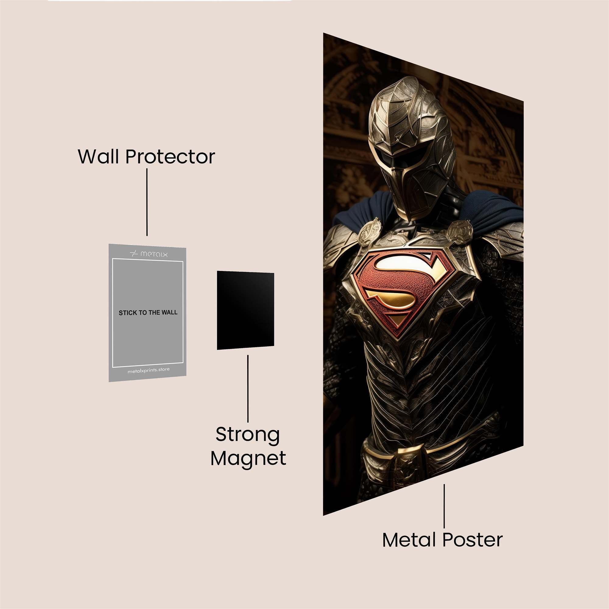 Knightly Valor Safe Wall Magnetic / M