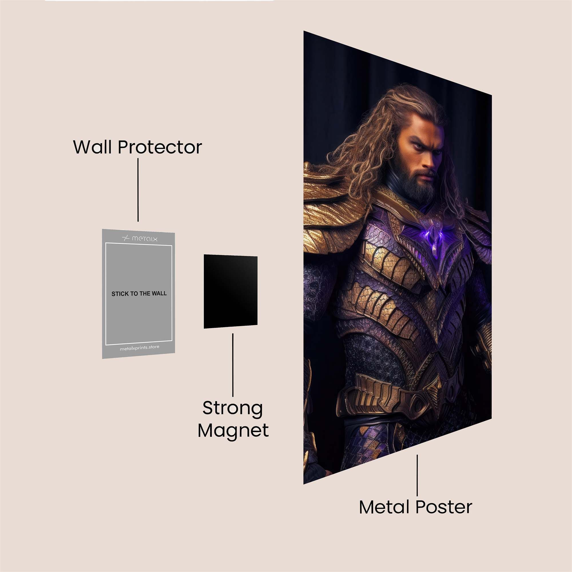 Aquaman Regal Safe Wall Magnetic / M