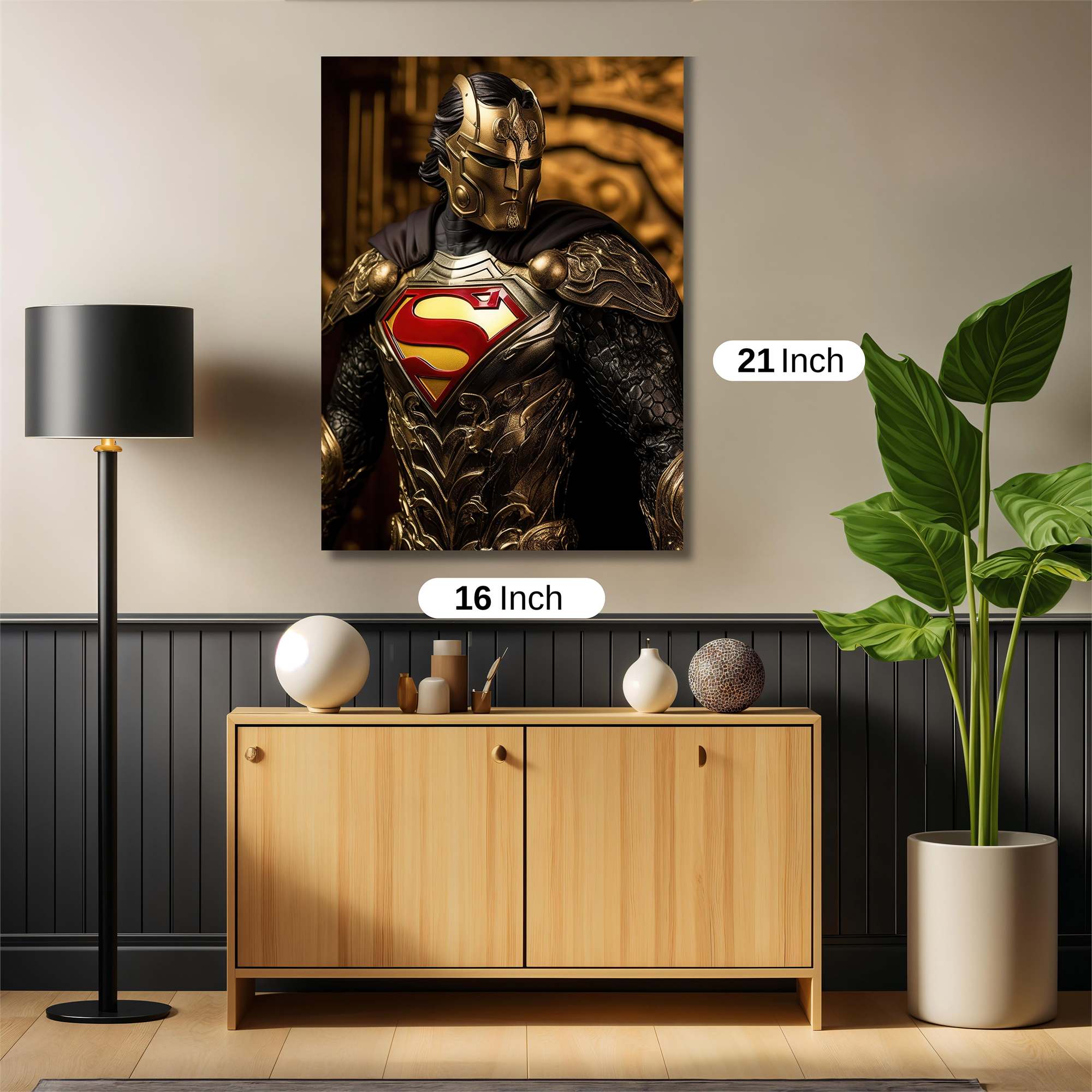 Superman Regal Safe Wall Magnetic / M