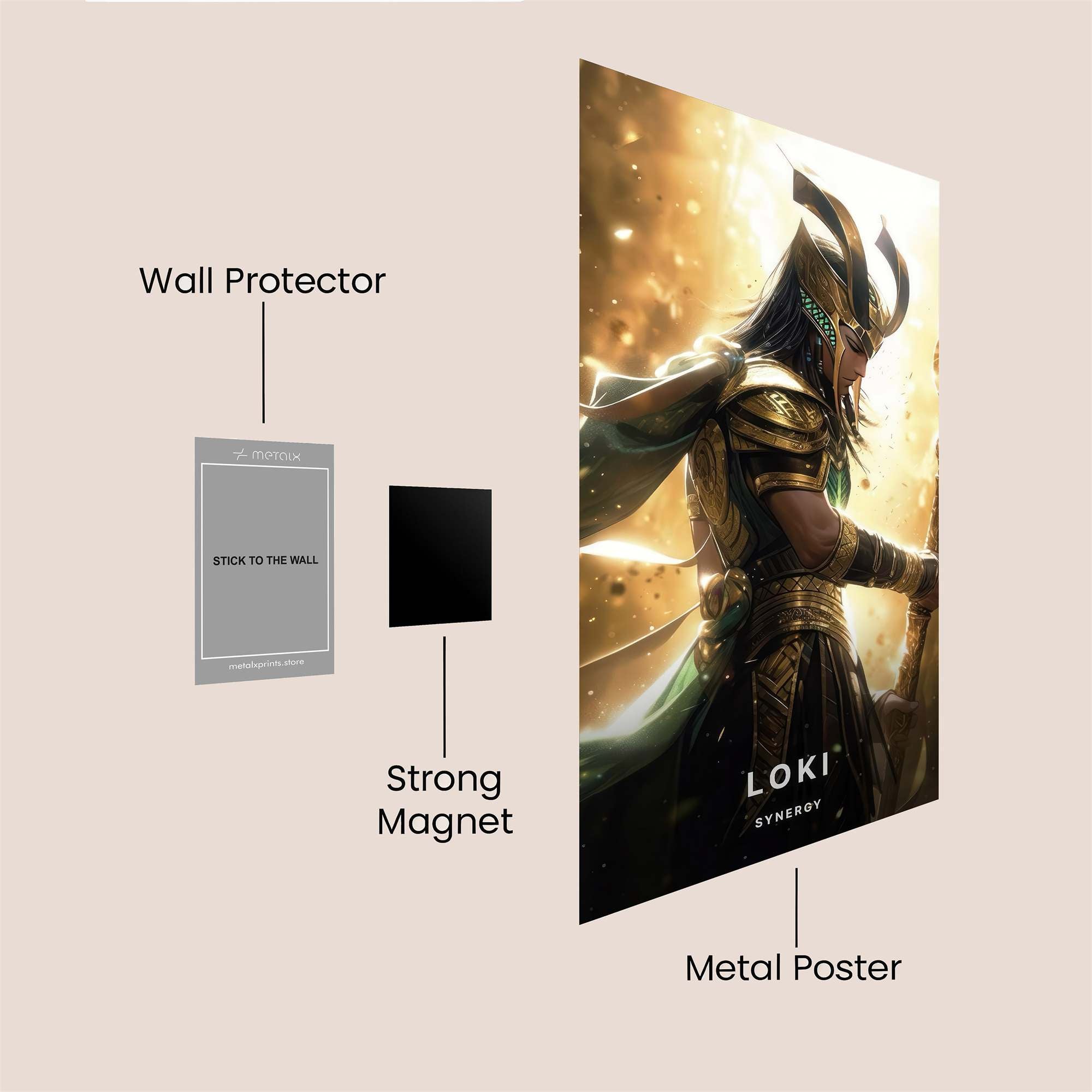 Samurai Serenity Safe Wall Magnetic / M