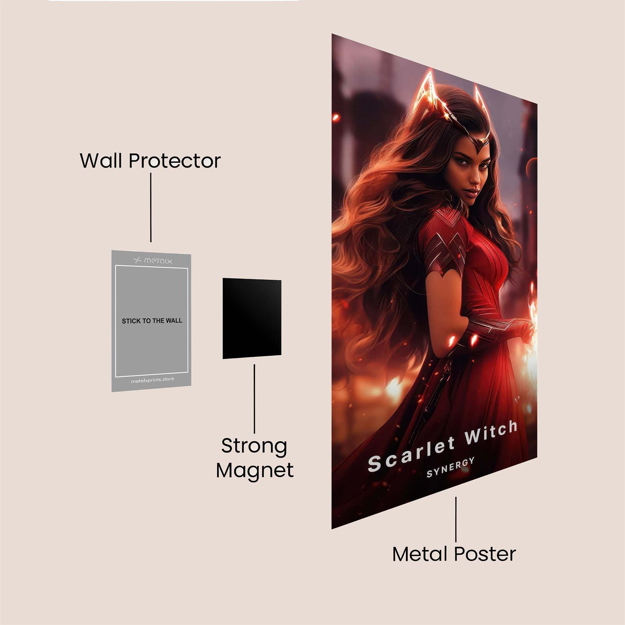 Azure Majesty Safe Wall Magnetic / M