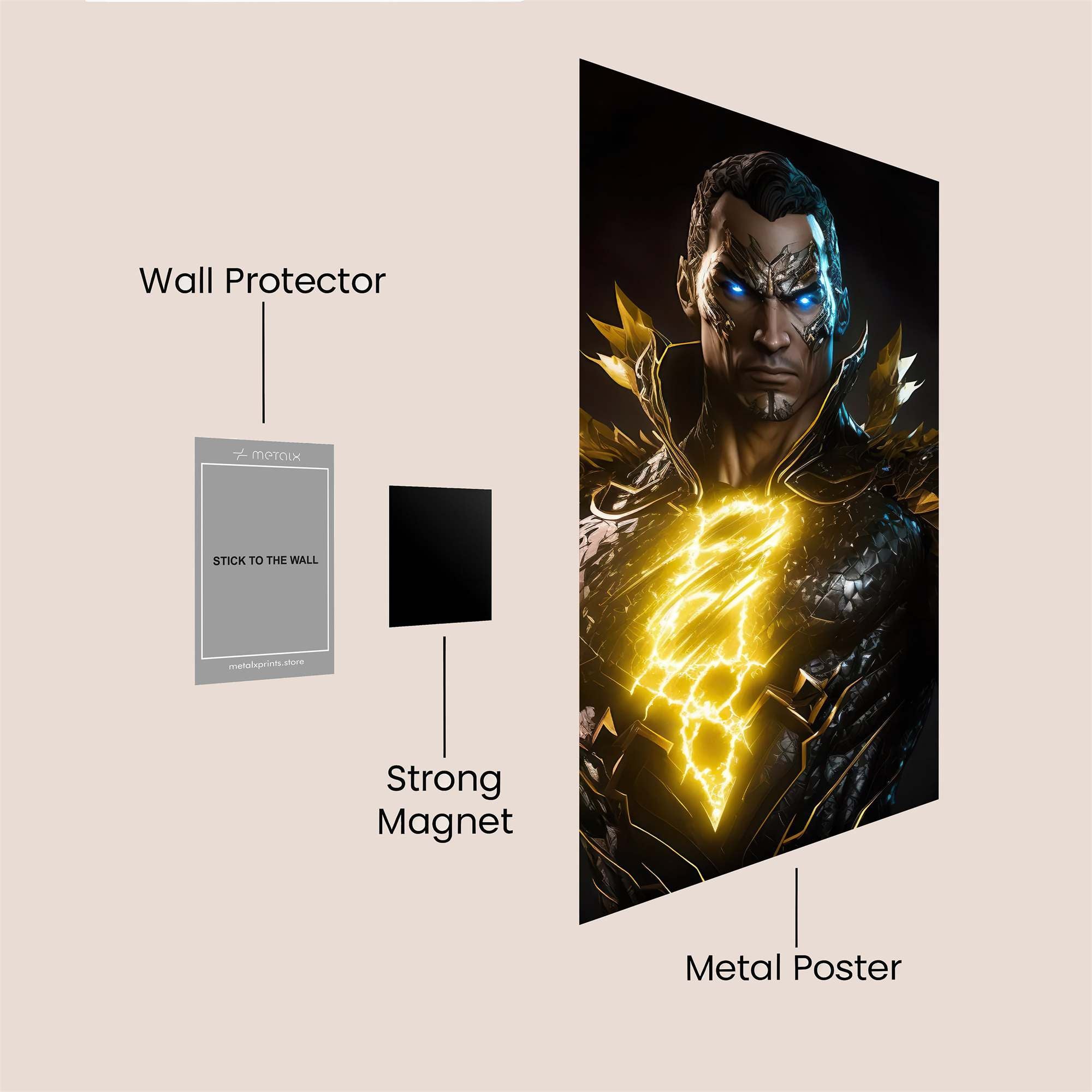 BlackAdam Majestic Safe Wall Magnetic / M