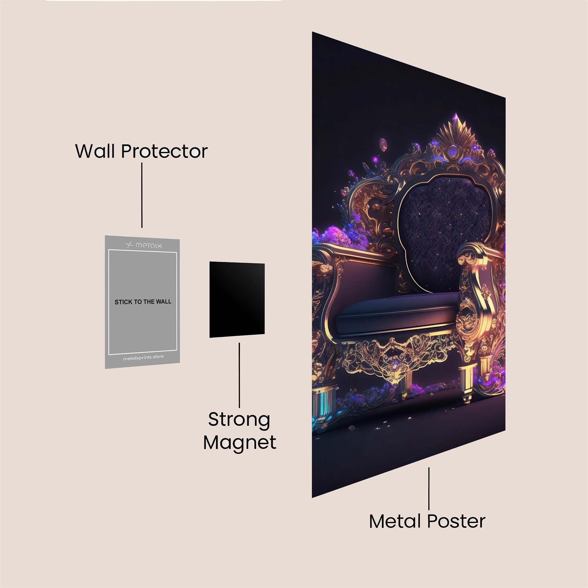 Throne Enchantment Safe Wall Magnetic / M