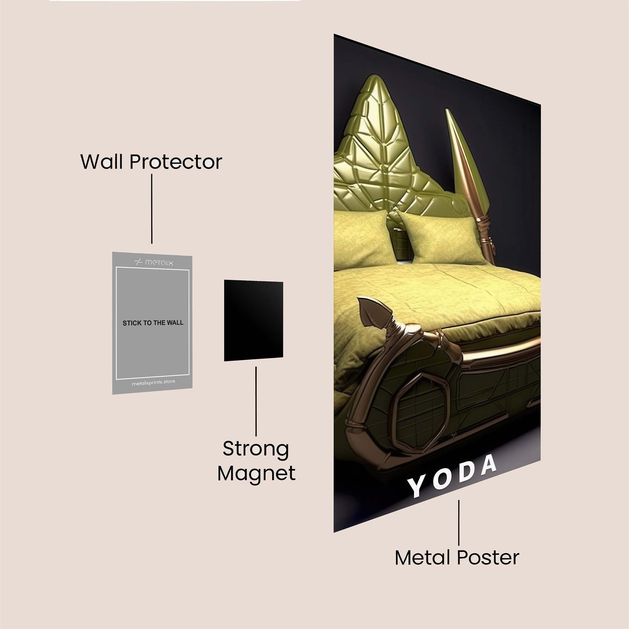 Samurai Serenity Safe Wall Magnetic / M
