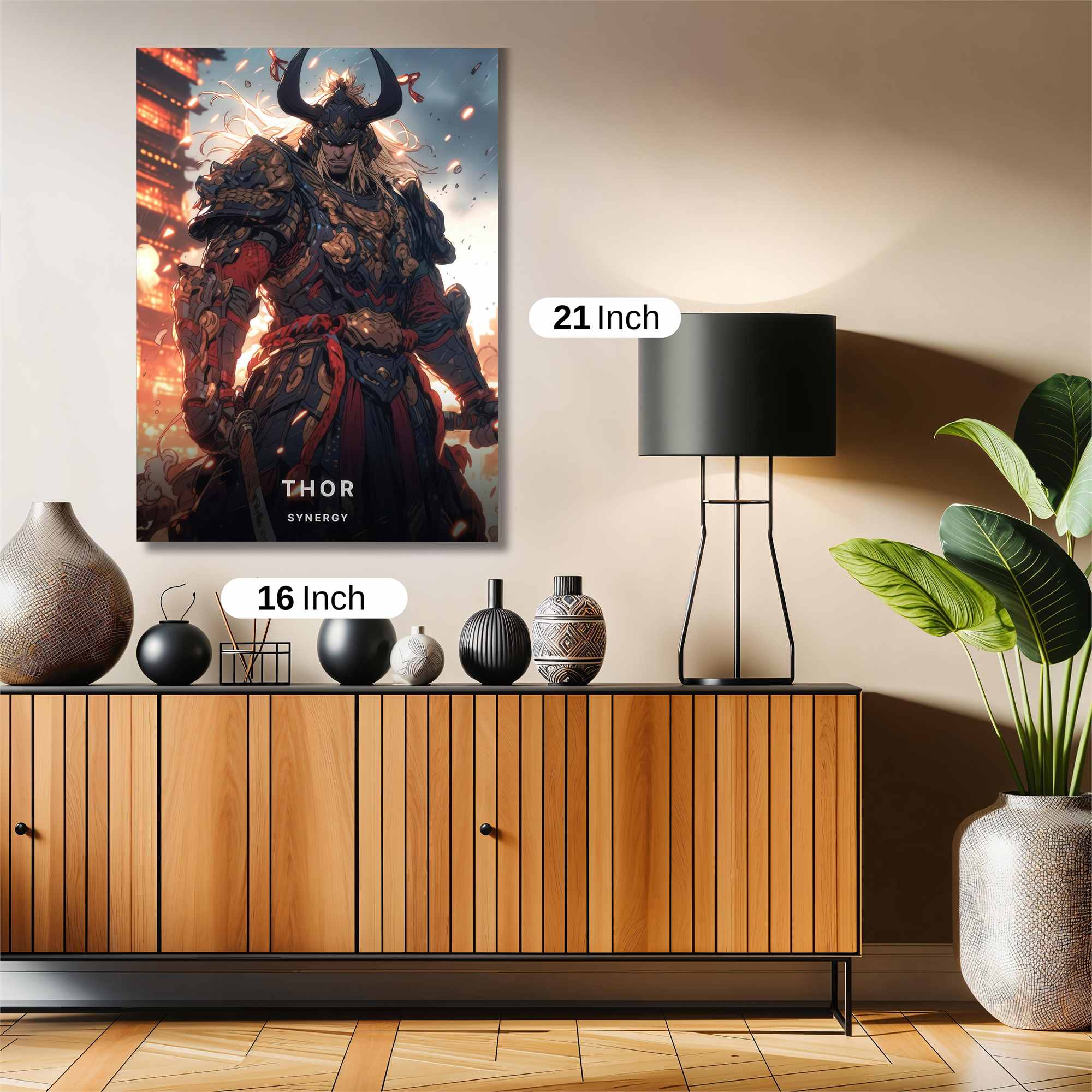 Mystic Warrior Safe Wall Magnetic / M