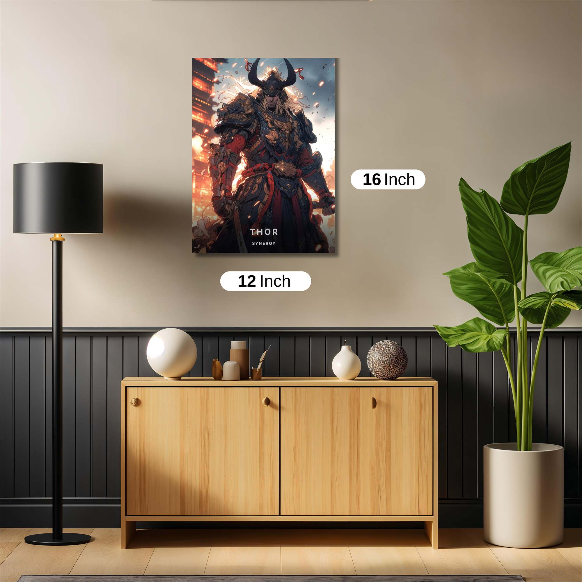 Mystic Warrior Safe Wall Magnetic / M