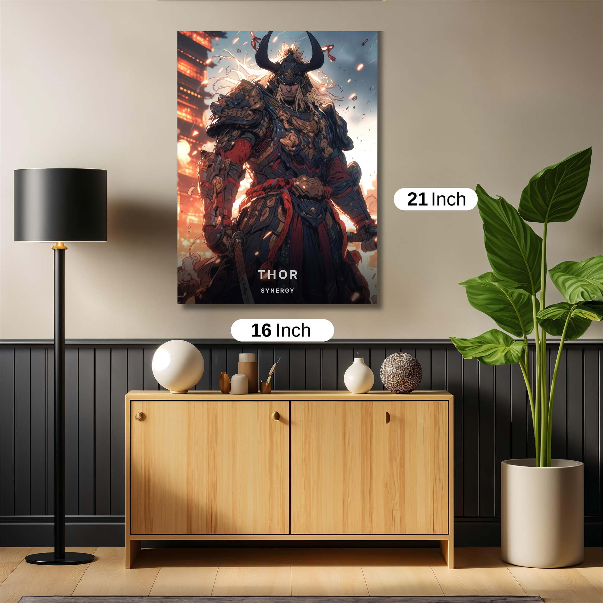 Mystic Warrior Safe Wall Magnetic / M