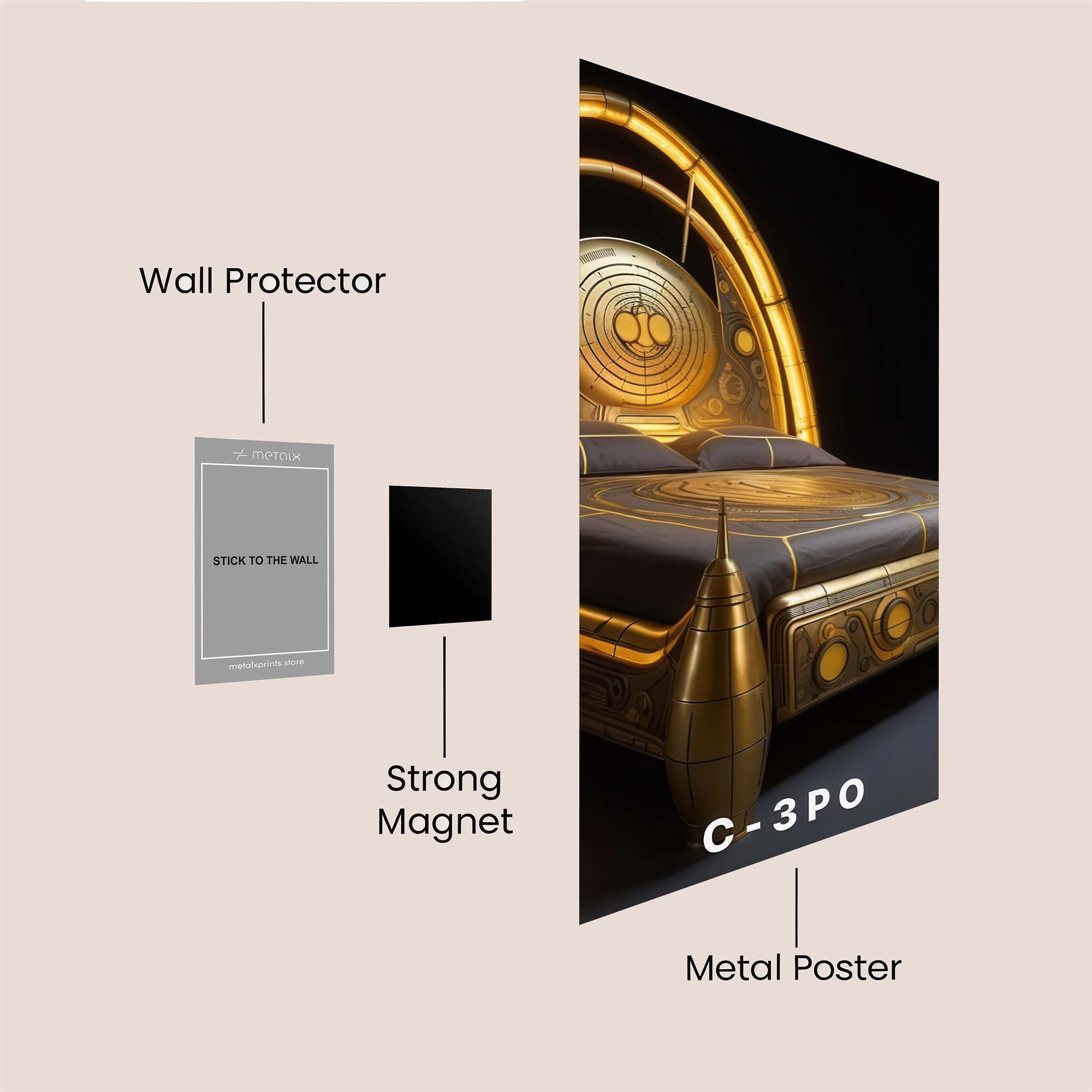 PandaHarmony Safe Wall Magnetic / M