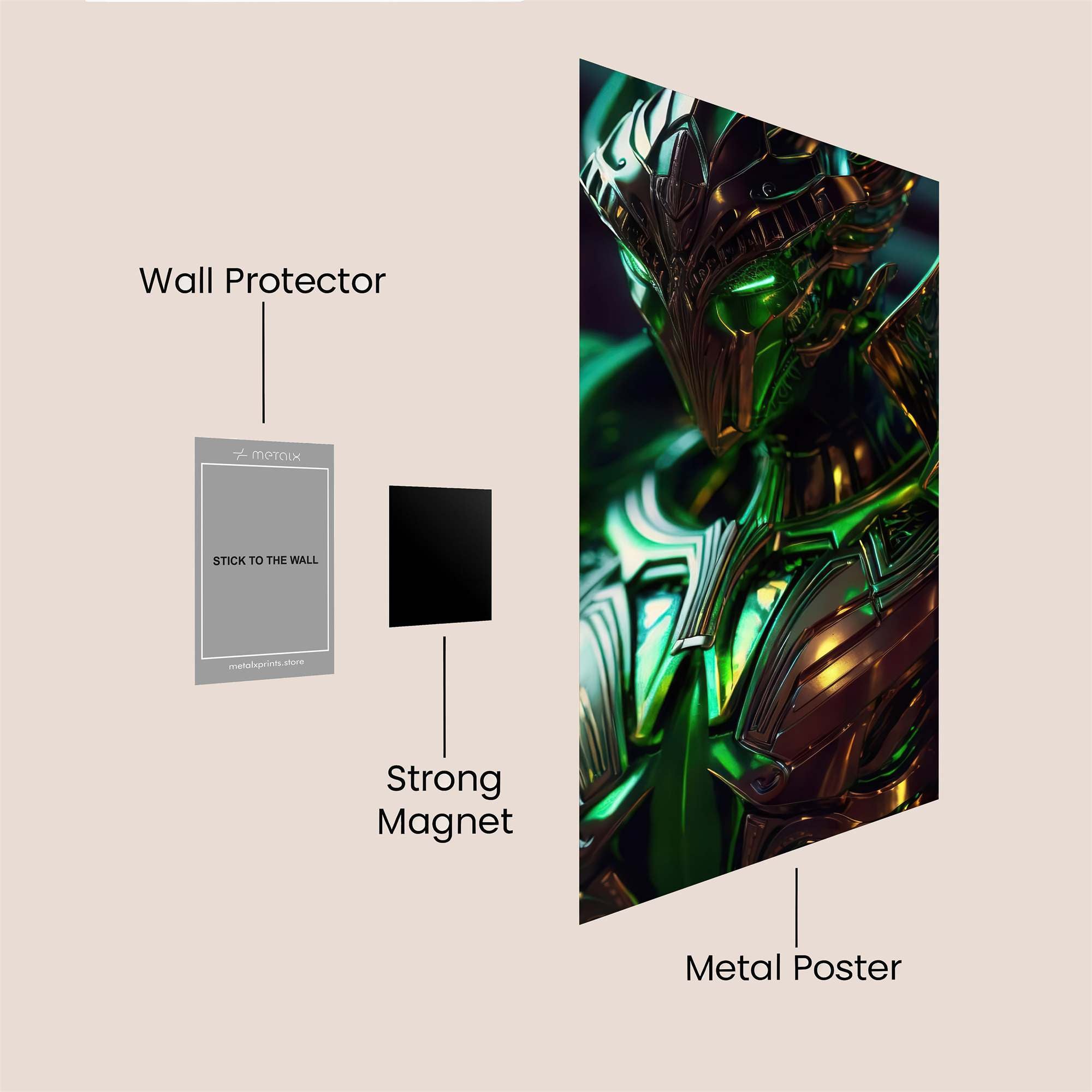 Queen Serene Safe Wall Magnetic / M