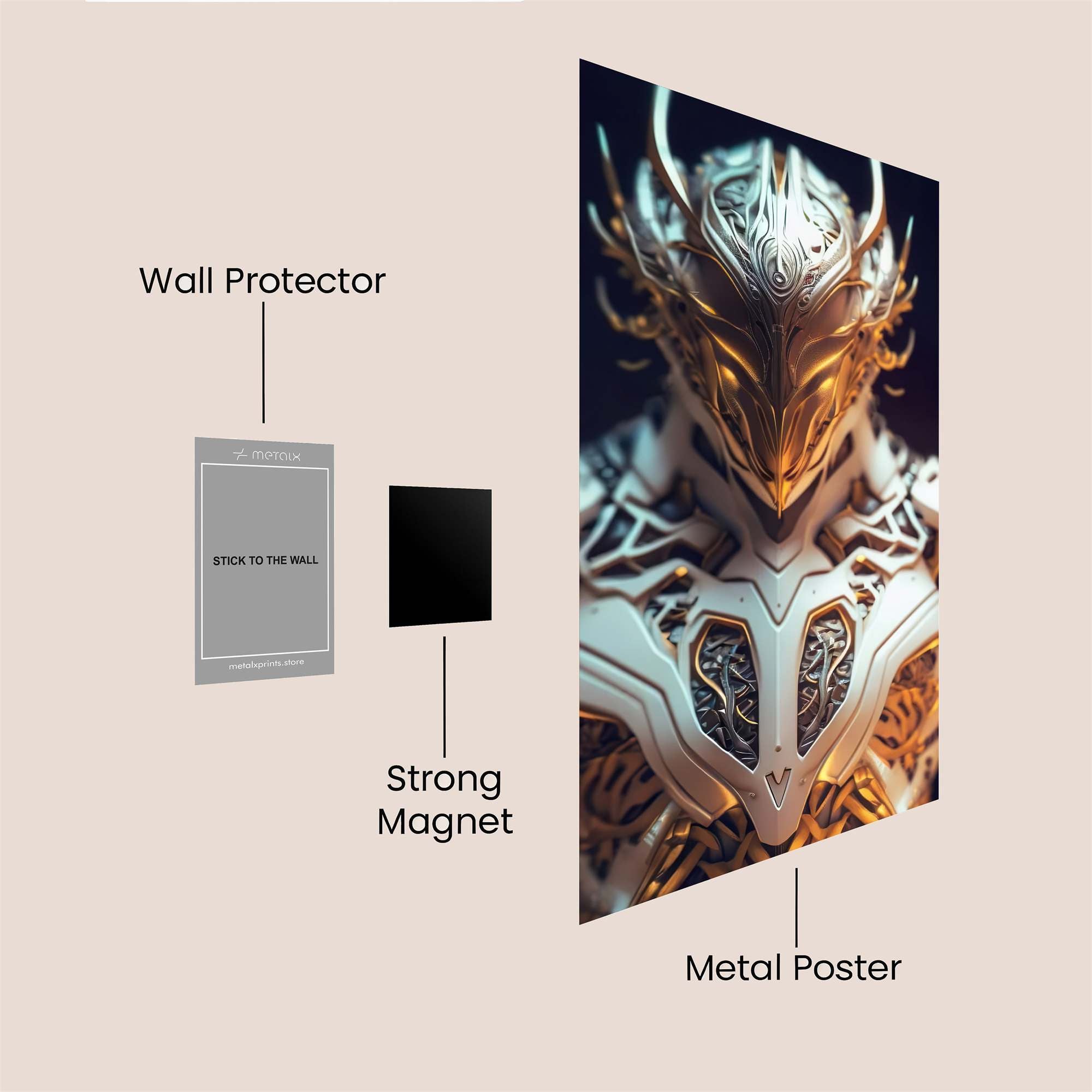Alien Enigma Safe Wall Magnetic / M