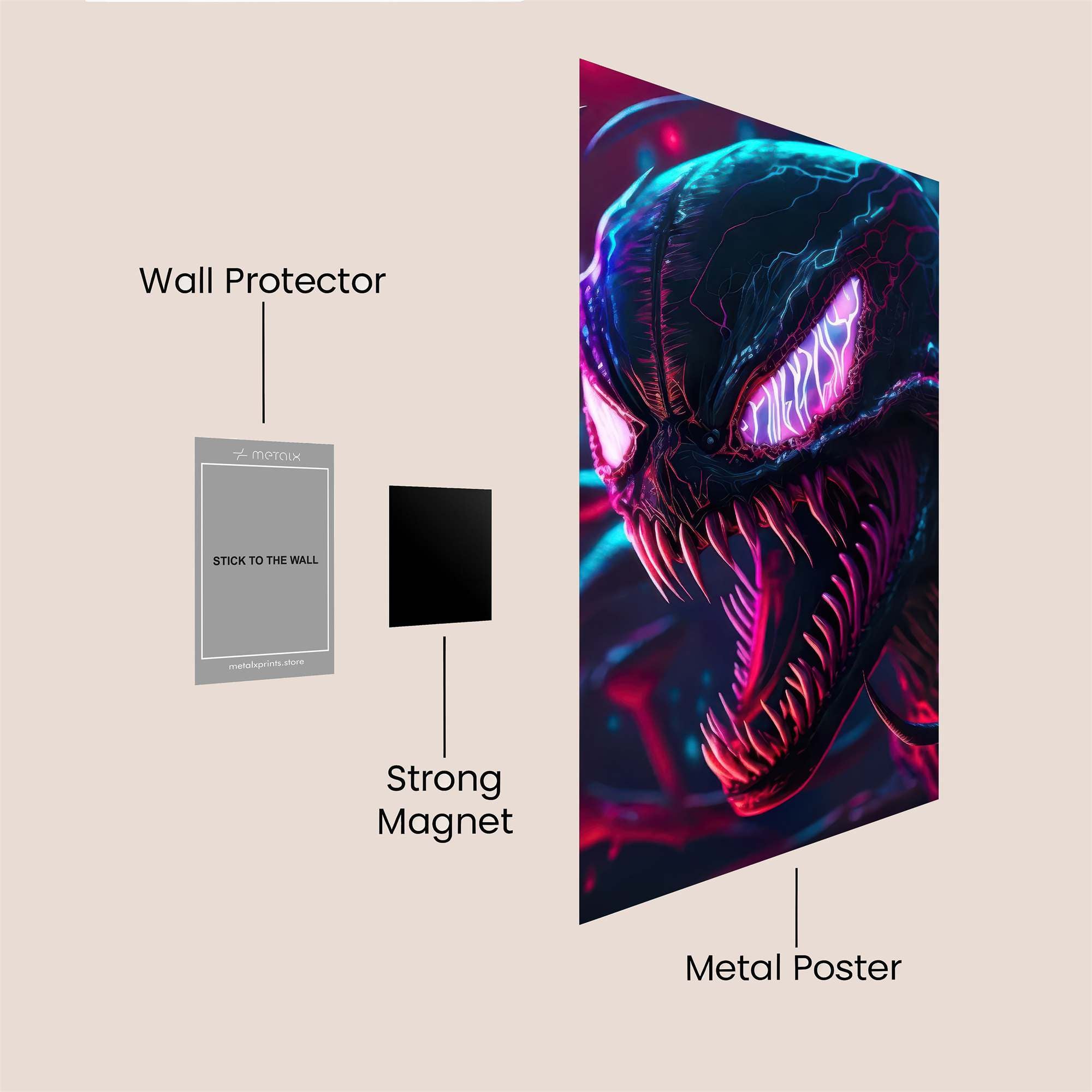 Venom Vicious Safe Wall Magnetic / M