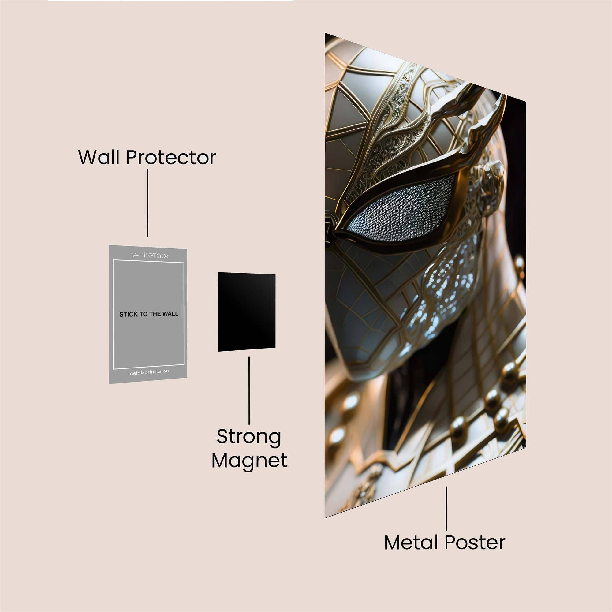 Pharaoh Radiant Safe Wall Magnetic / M