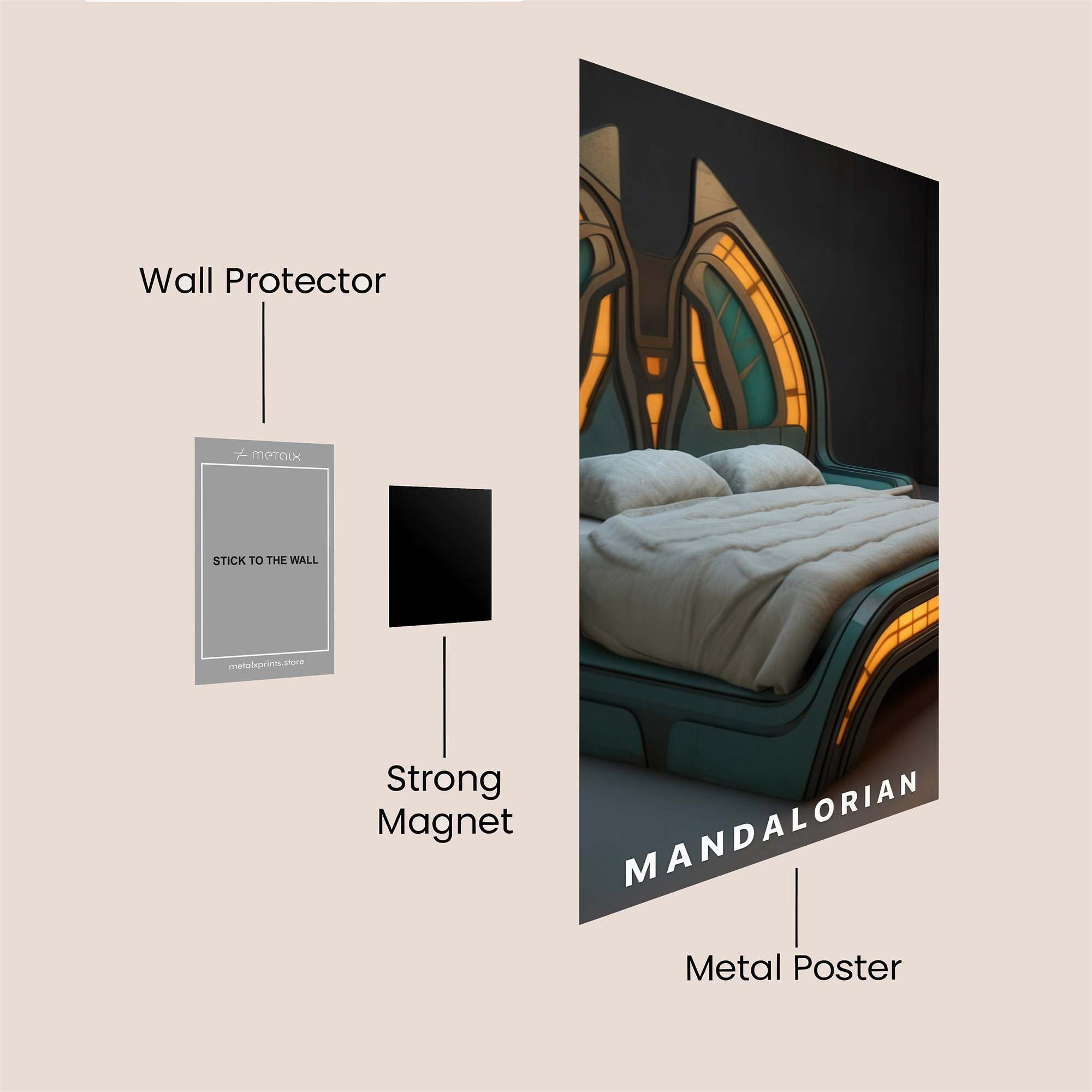 Panther Cosmic Safe Wall Magnetic / M
