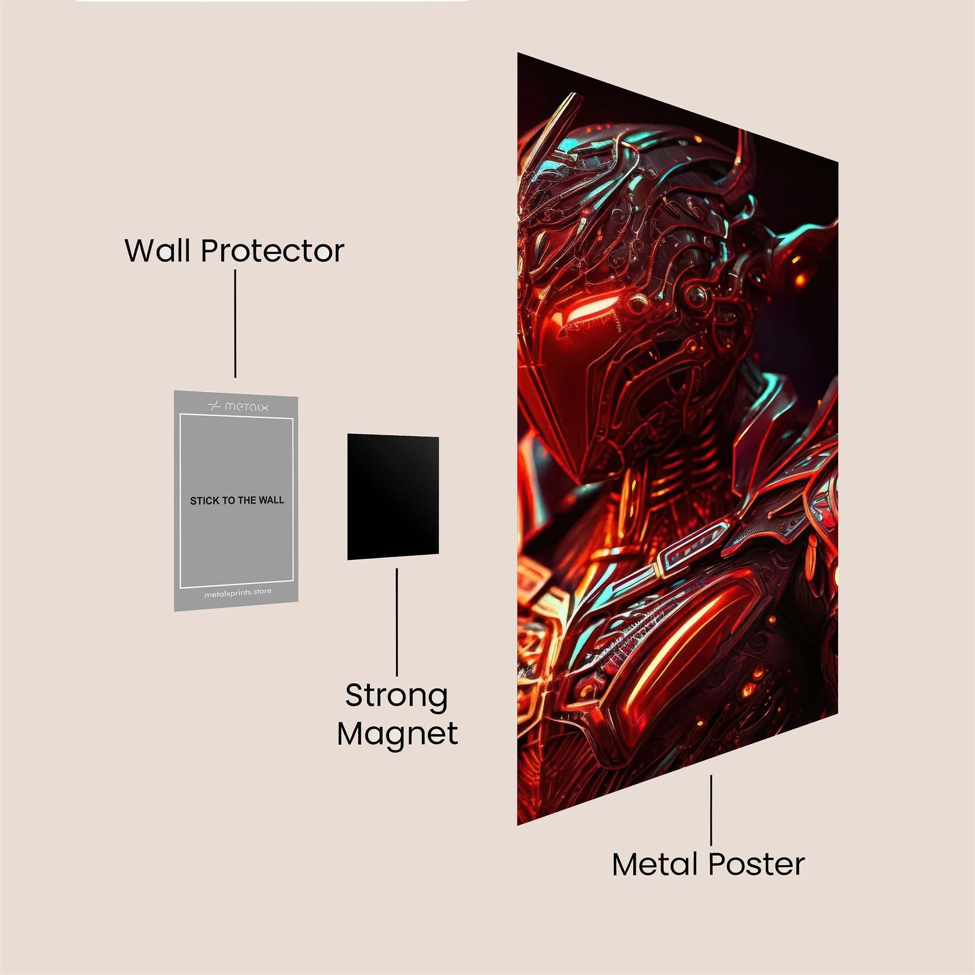 Lion Radiance Safe Wall Magnetic / M