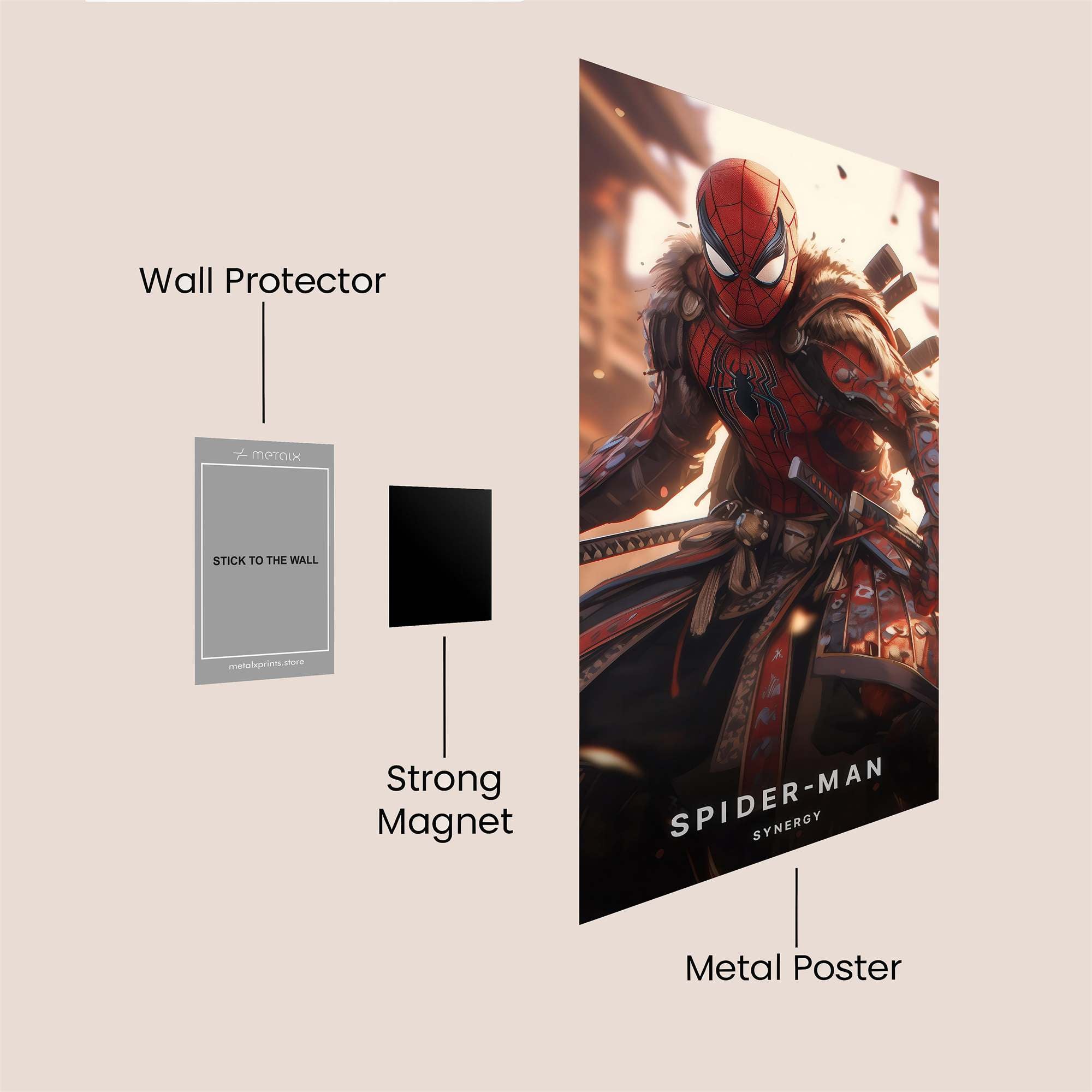 Fiery Gaze Safe Wall Magnetic / M