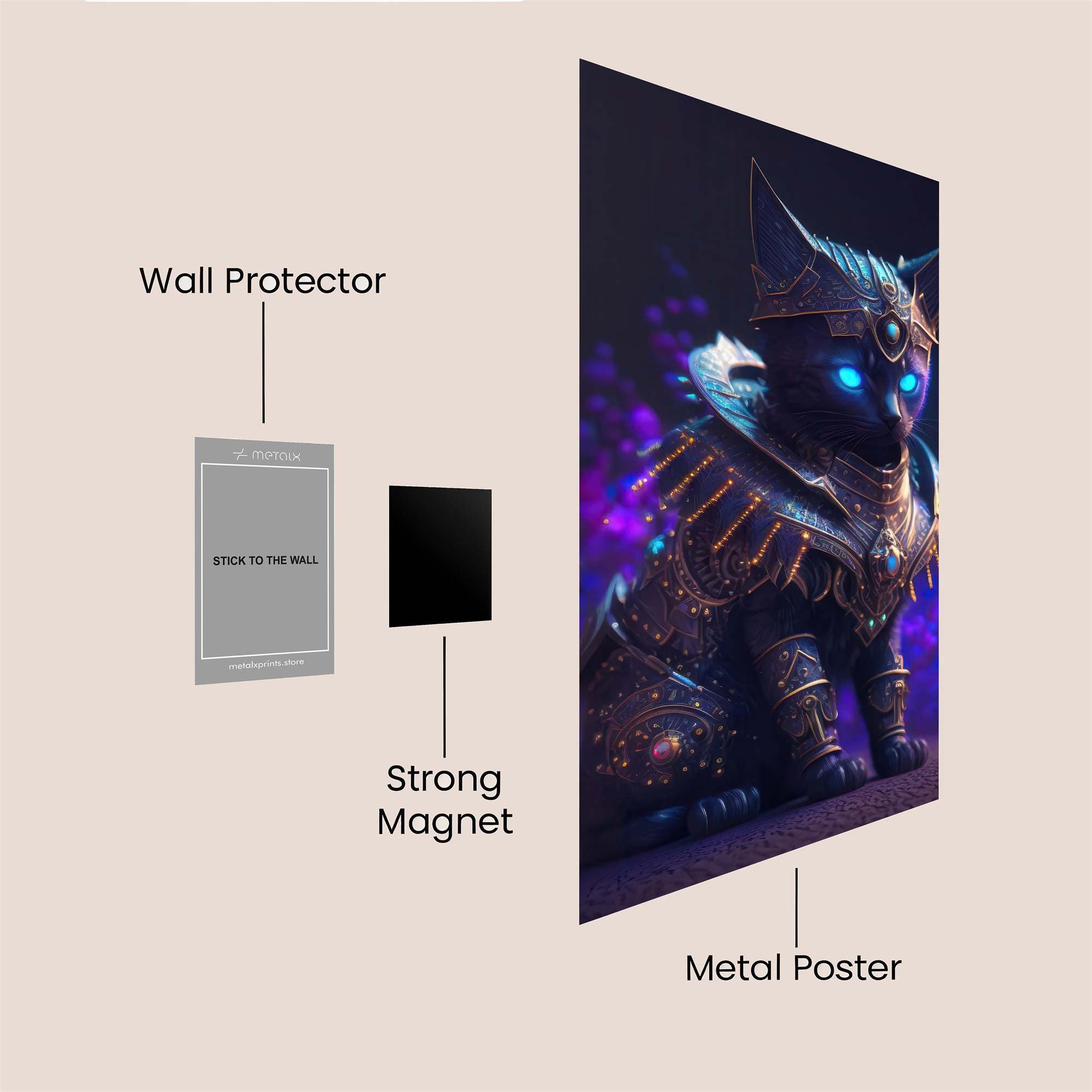 Bastet Enigma Safe Wall Magnetic / M
