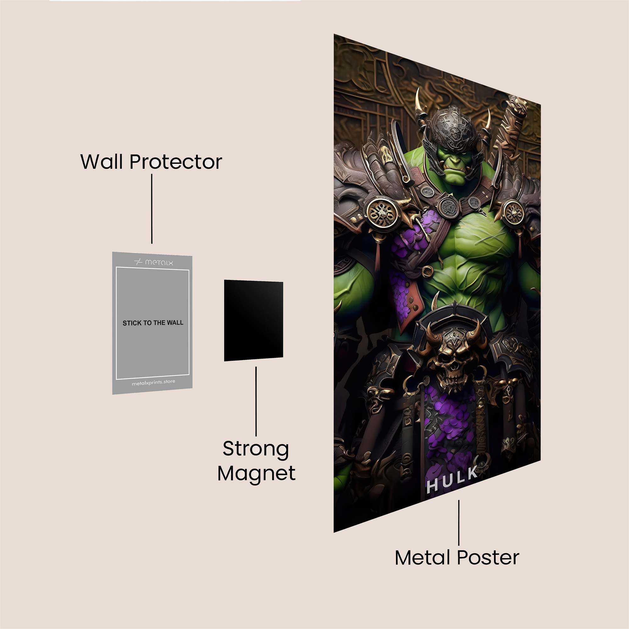 Lion Dreamscape Safe Wall Magnetic / M