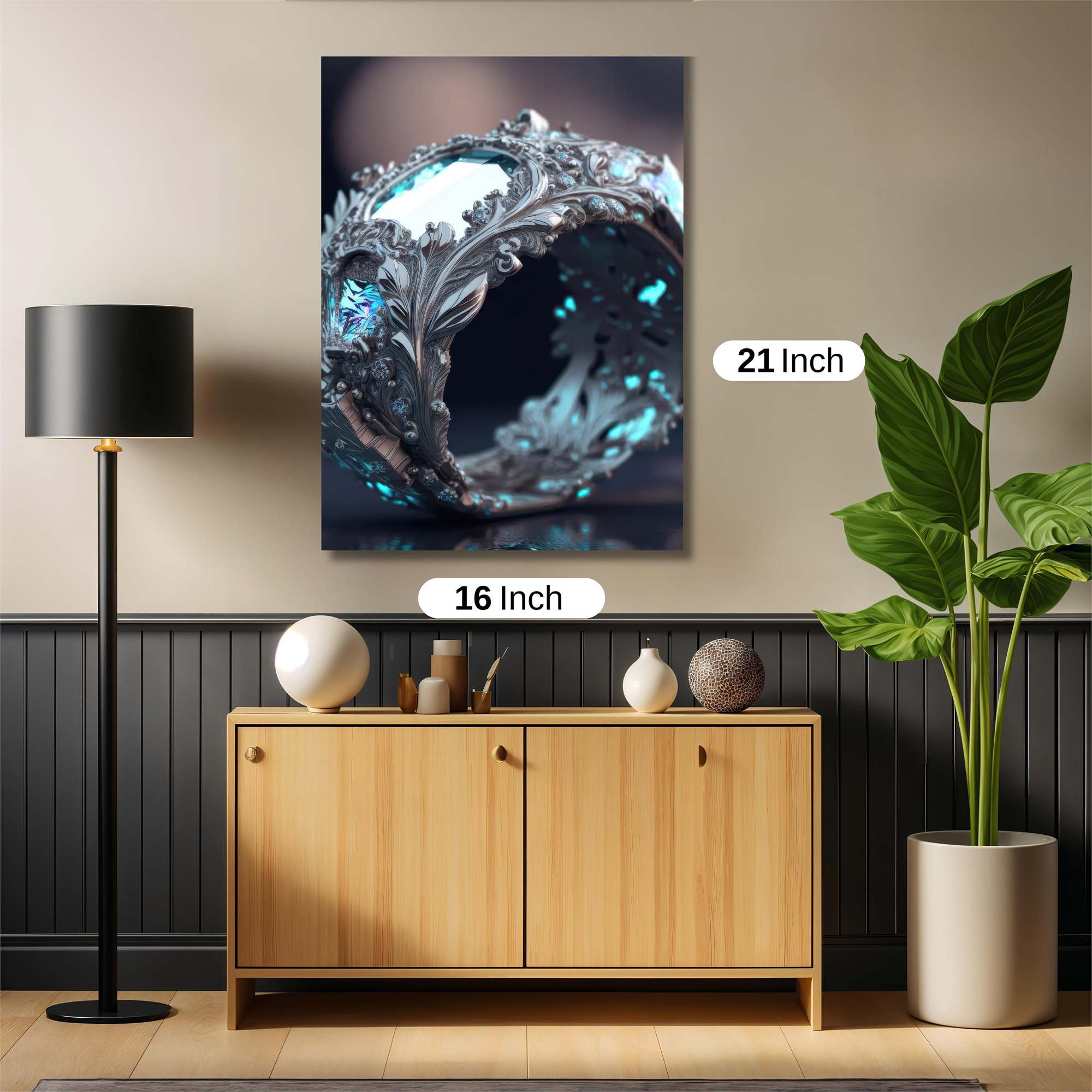 Glimmering Enigma Safe Wall Magnetic / M
