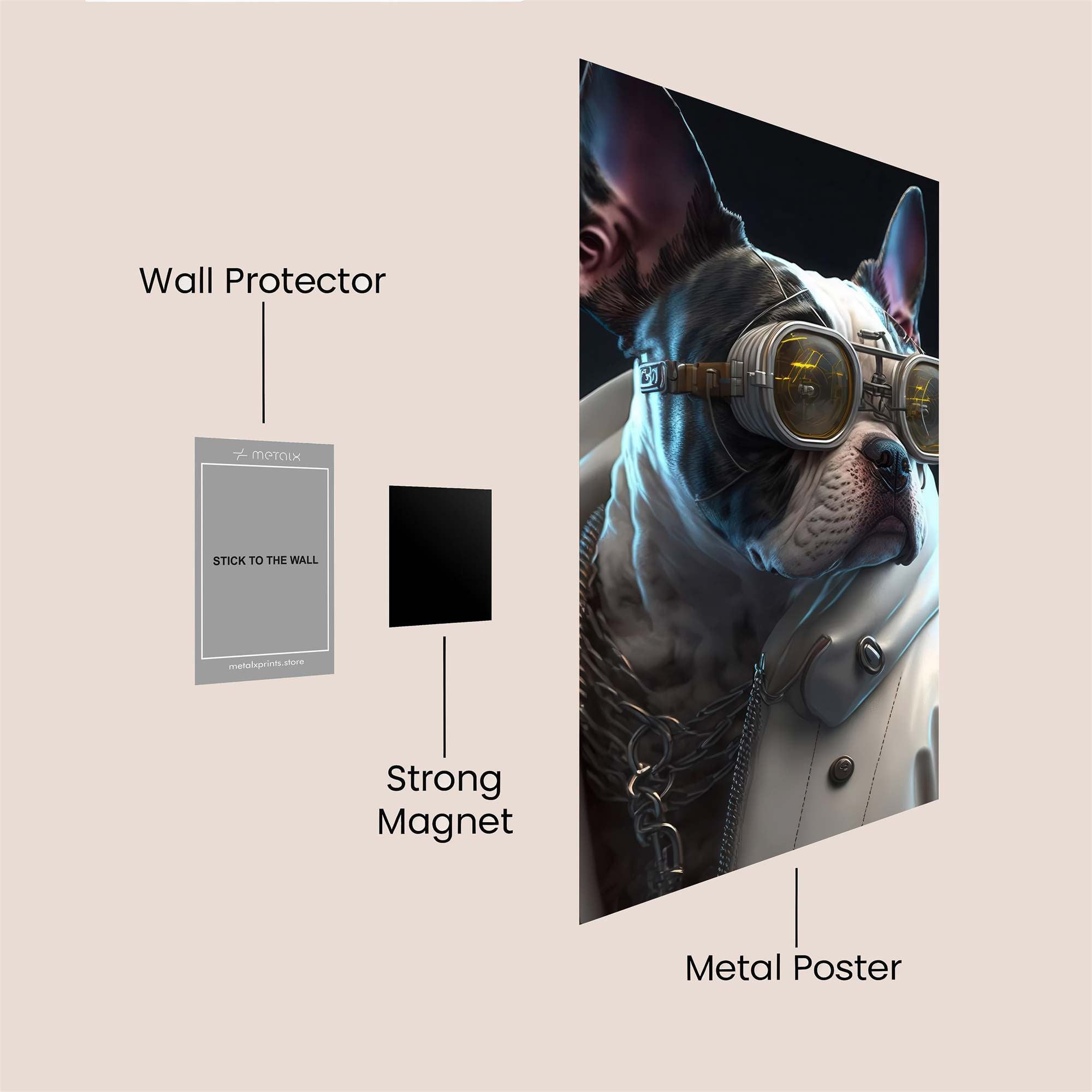 Pilot Pup Safe Wall Magnetic / M