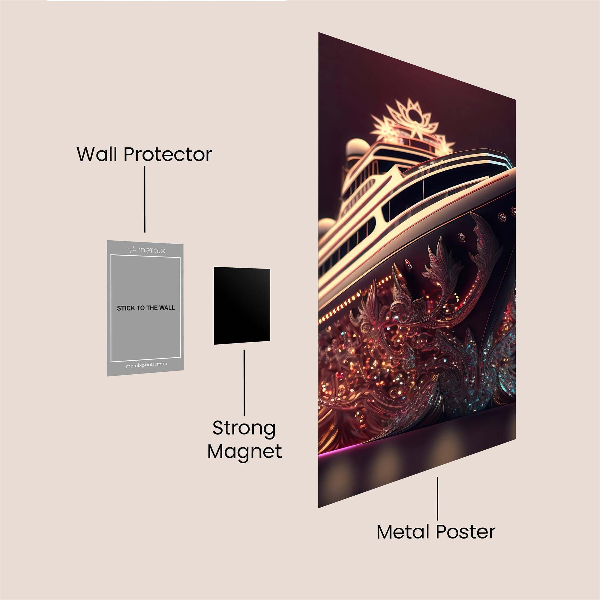 Luxury Reimagined Safe Wall Magnetic / M