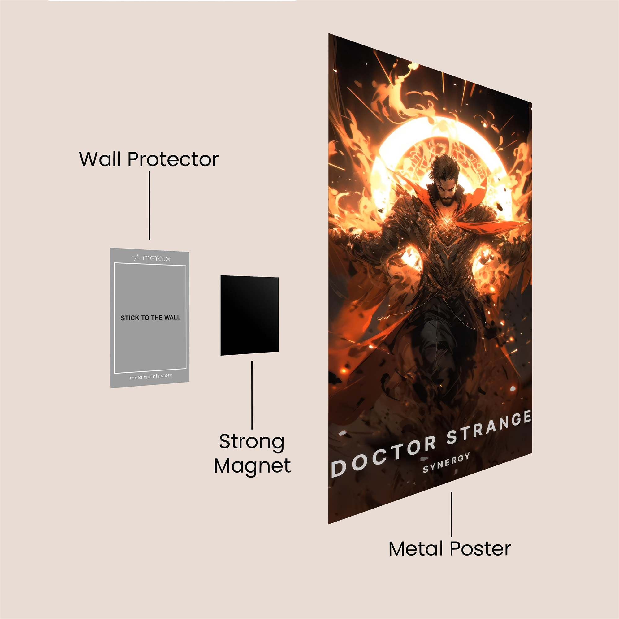 Spider Mystic Safe Wall Magnetic / M