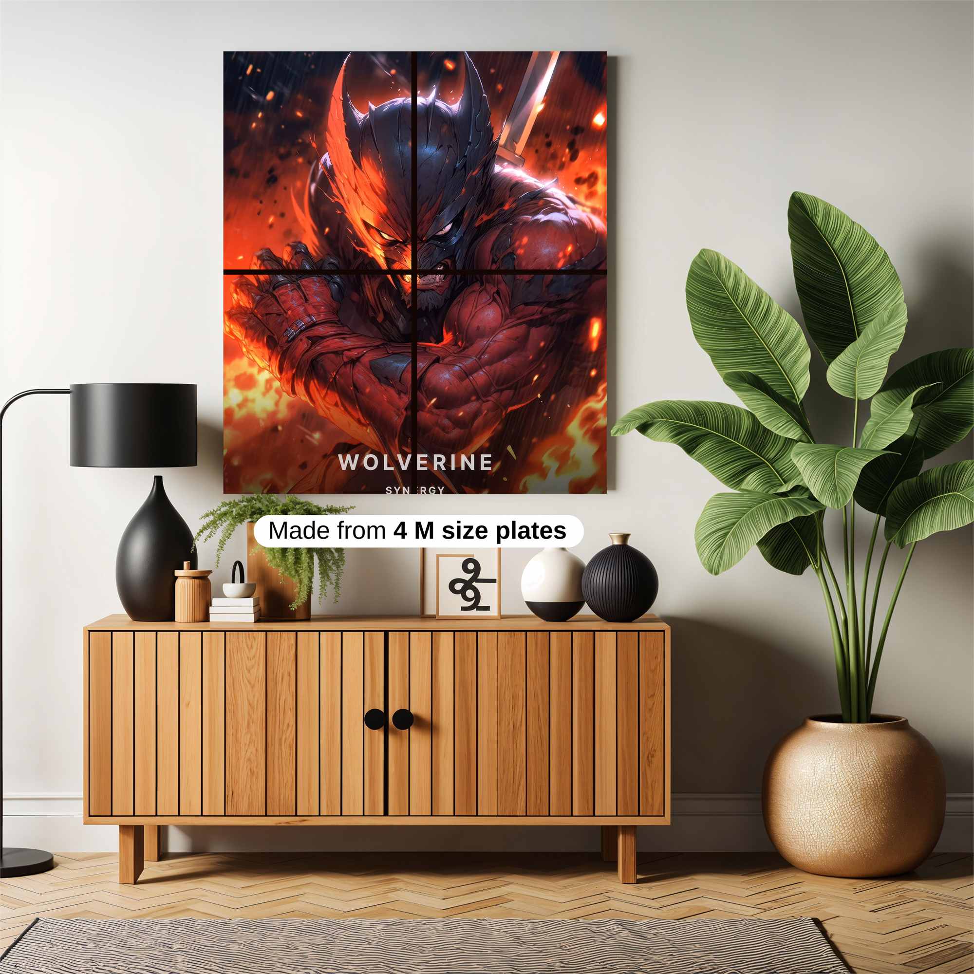 Ninja Wrath Safe Wall Magnetic / M