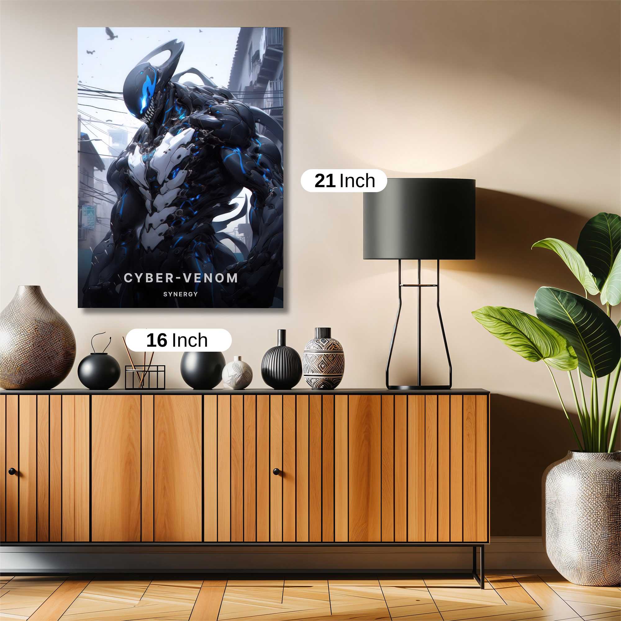 Panda Warrior Safe Wall Magnetic / M