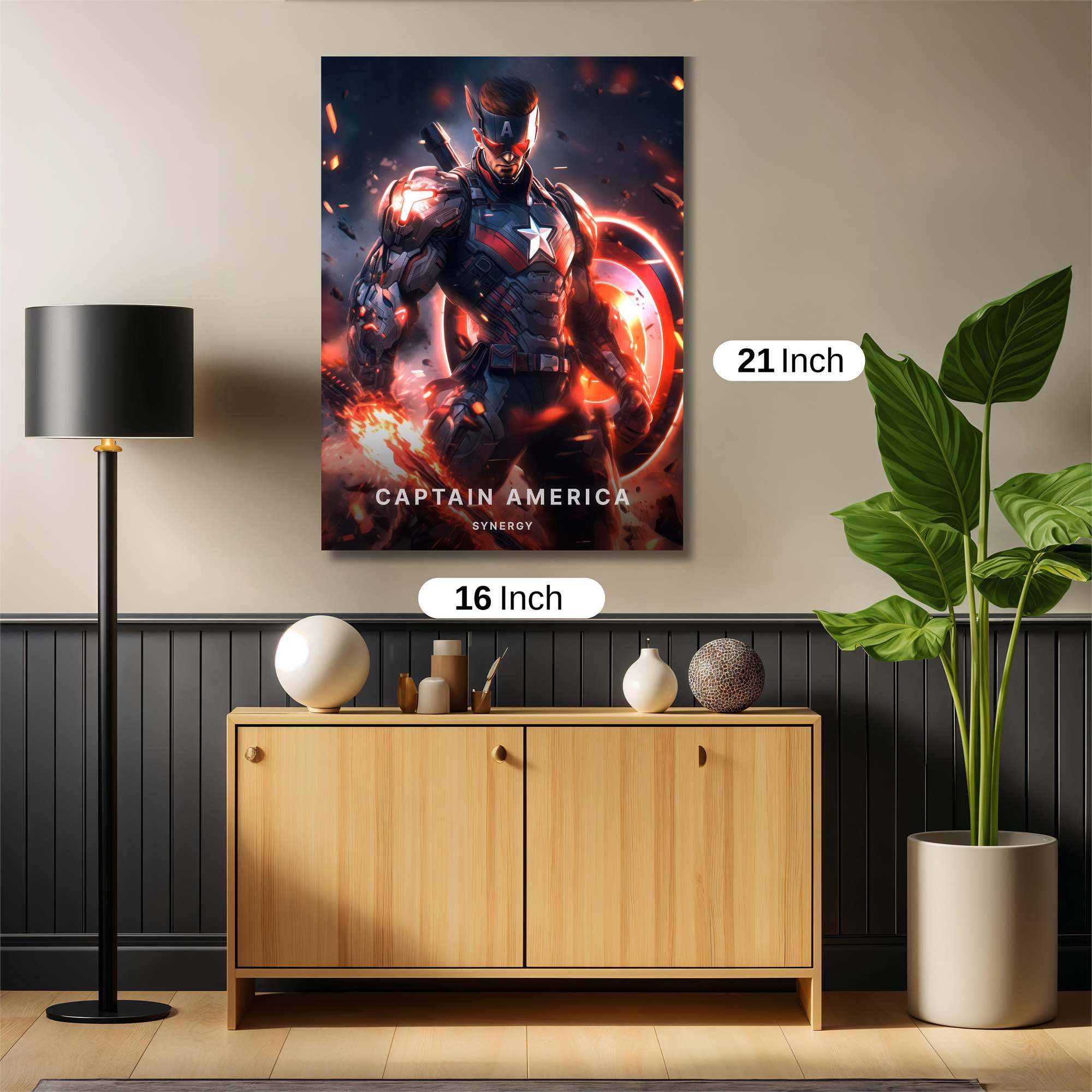 Owl Samurai Safe Wall Magnetic / M