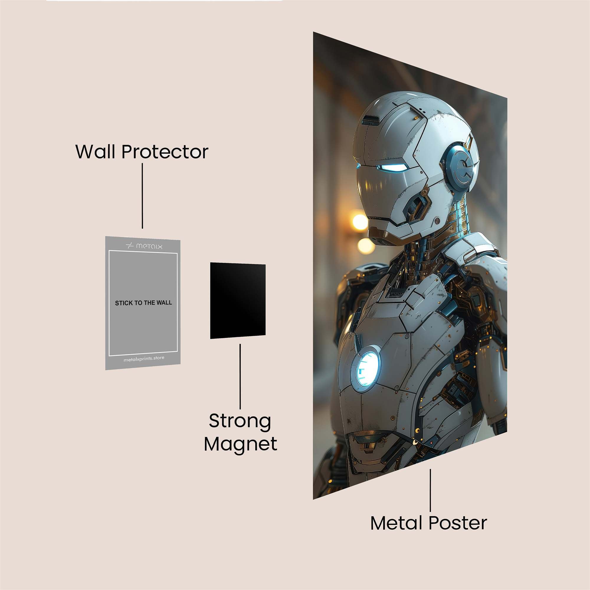 Iron Serenity Safe Wall Magnetic / M