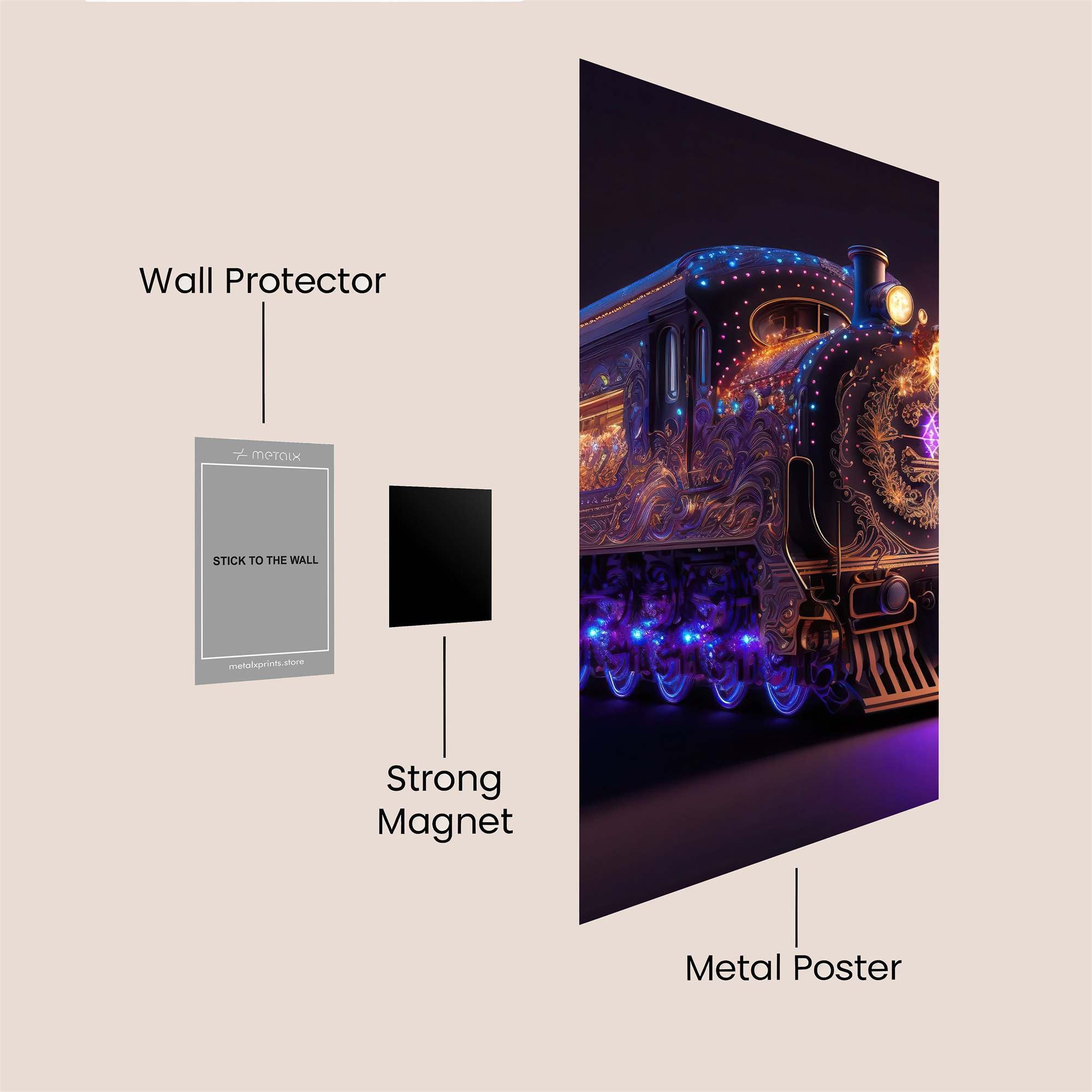 Mystic Express Safe Wall Magnetic / M