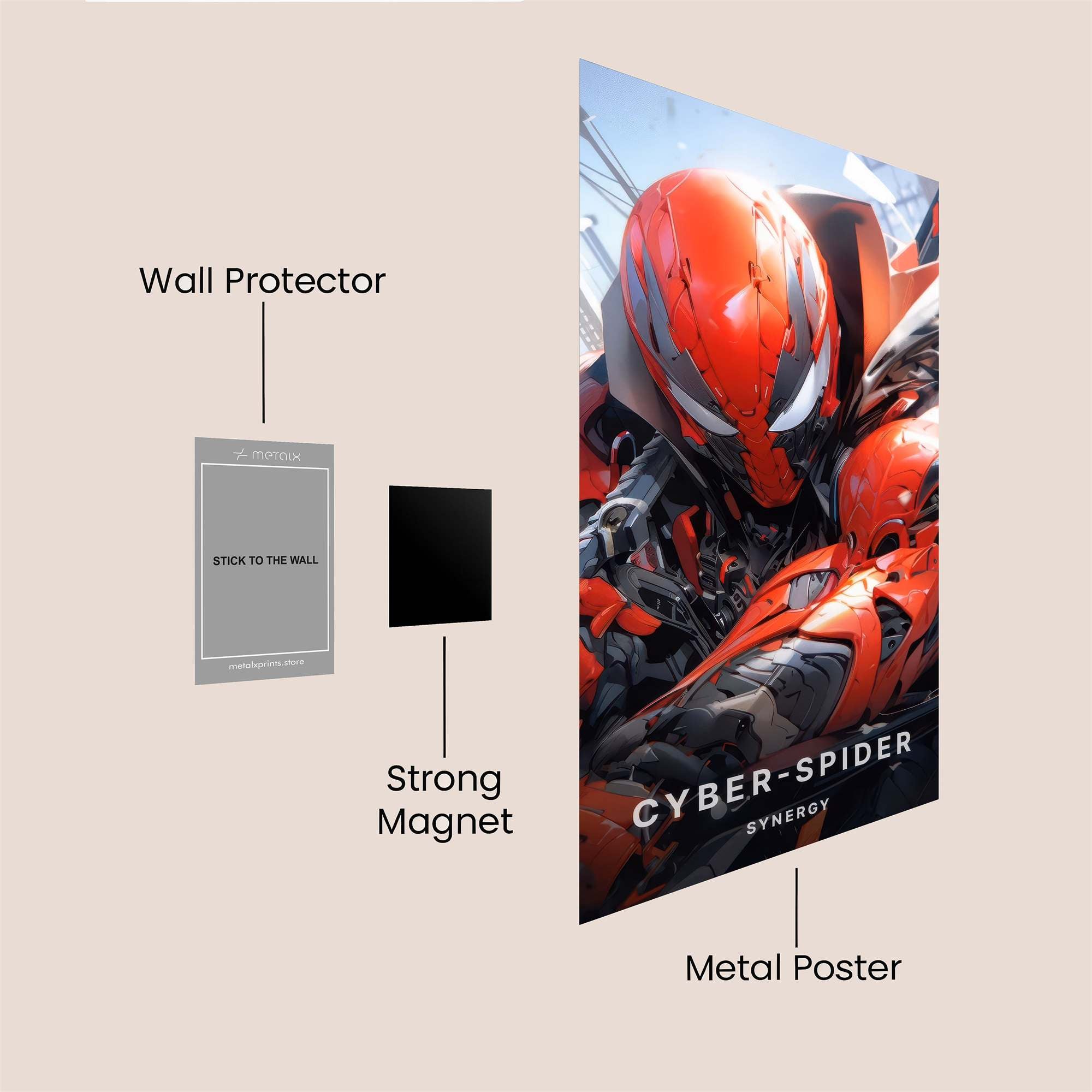 Samurai Storm Safe Wall Magnetic / M