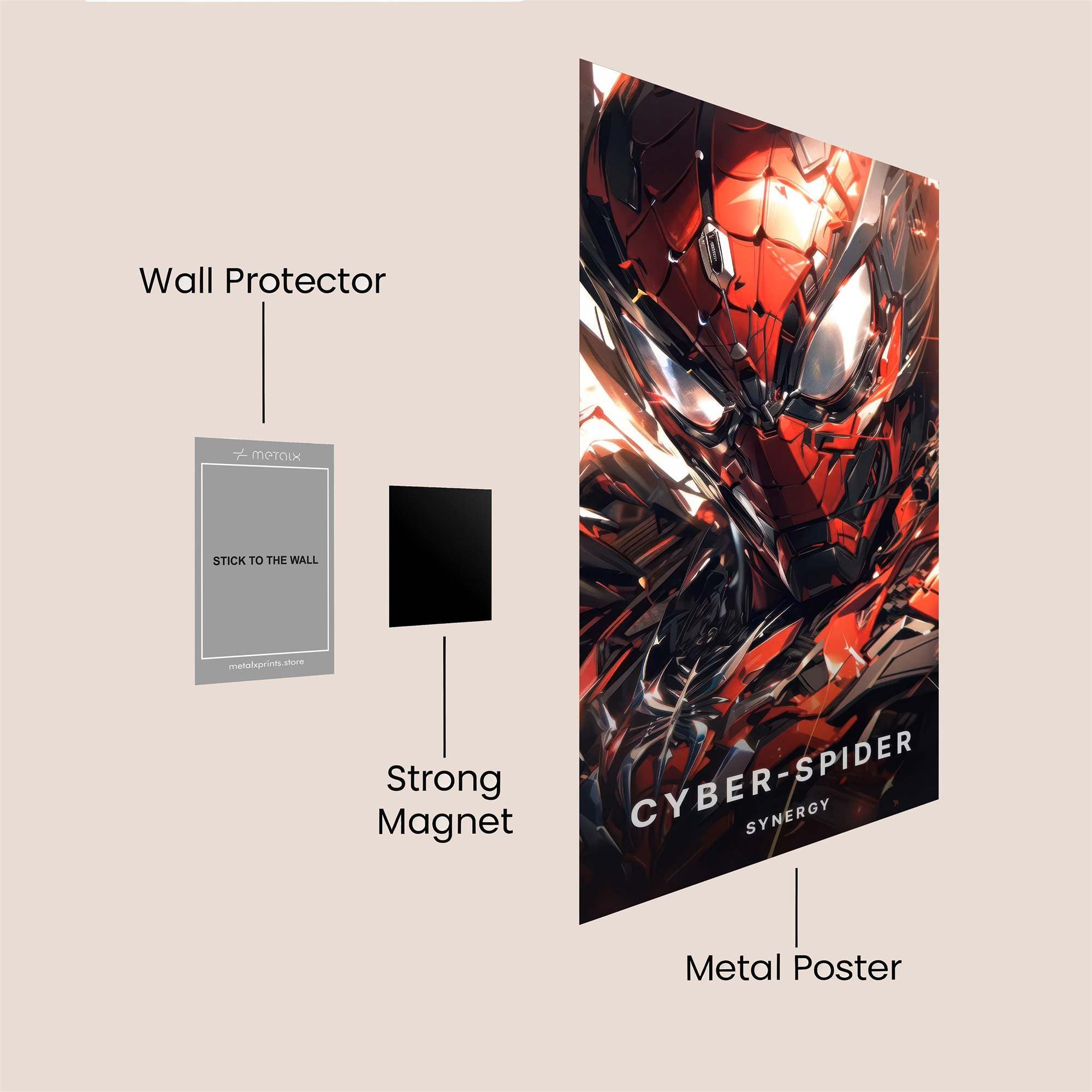 Captain Frolic Safe Wall Magnetic / M